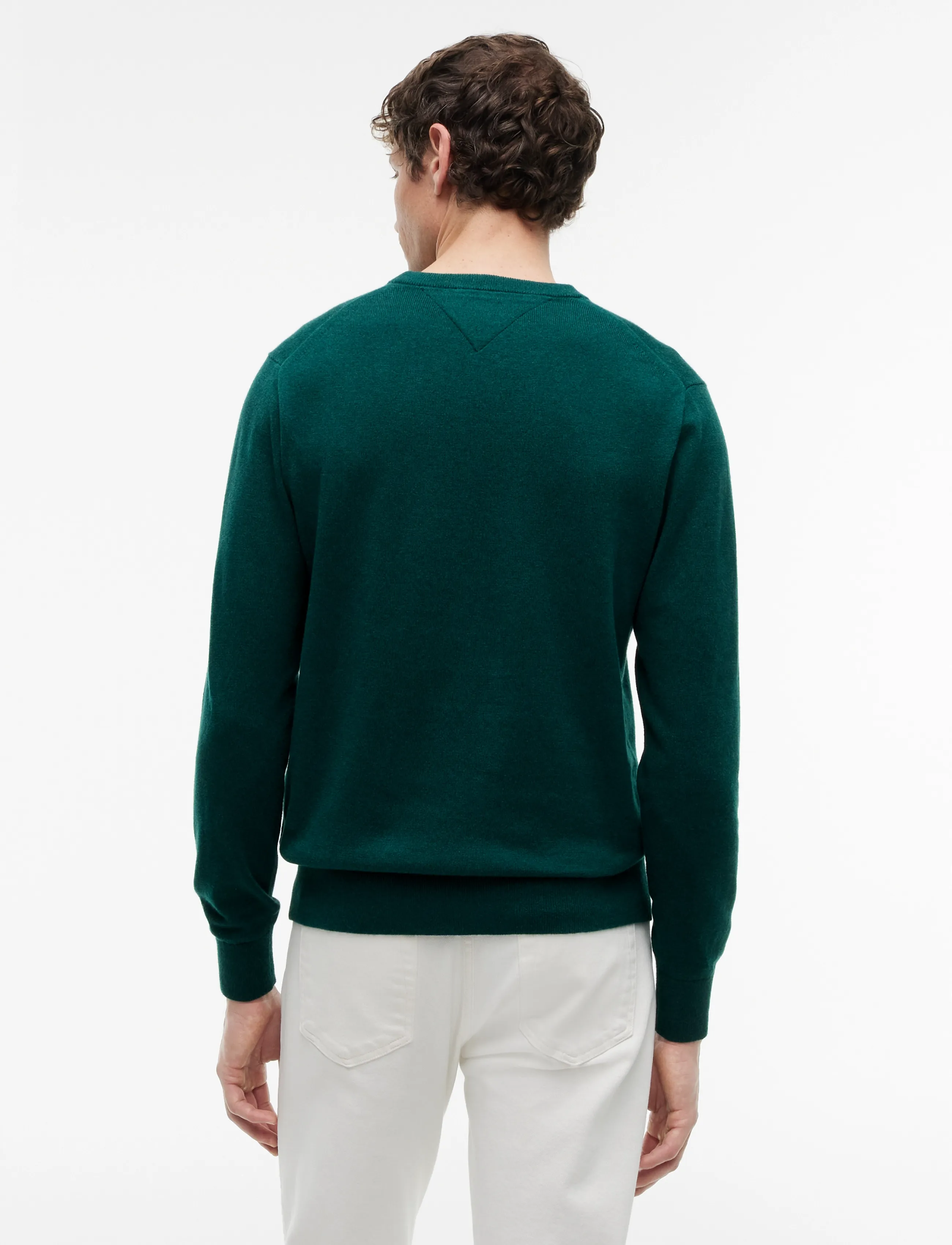 Tommy Hilfiger - PIMA ORG CTN CASHMERE CREW NECK - rundhals - ornamental green heather - 3