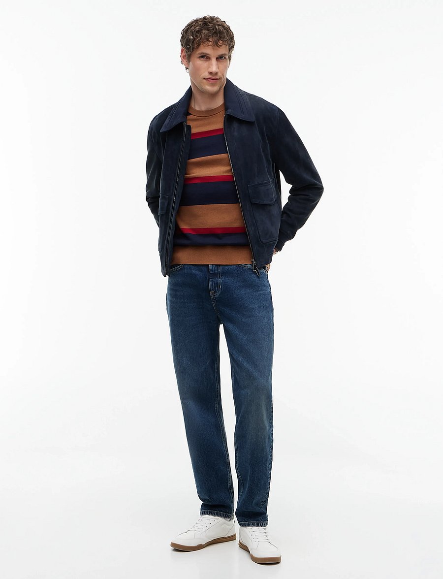Tommy Hilfiger - PIMA ORG CTN CASHMERE CREW NECK - rundhals - navy blue regatta timeless tawny - 4