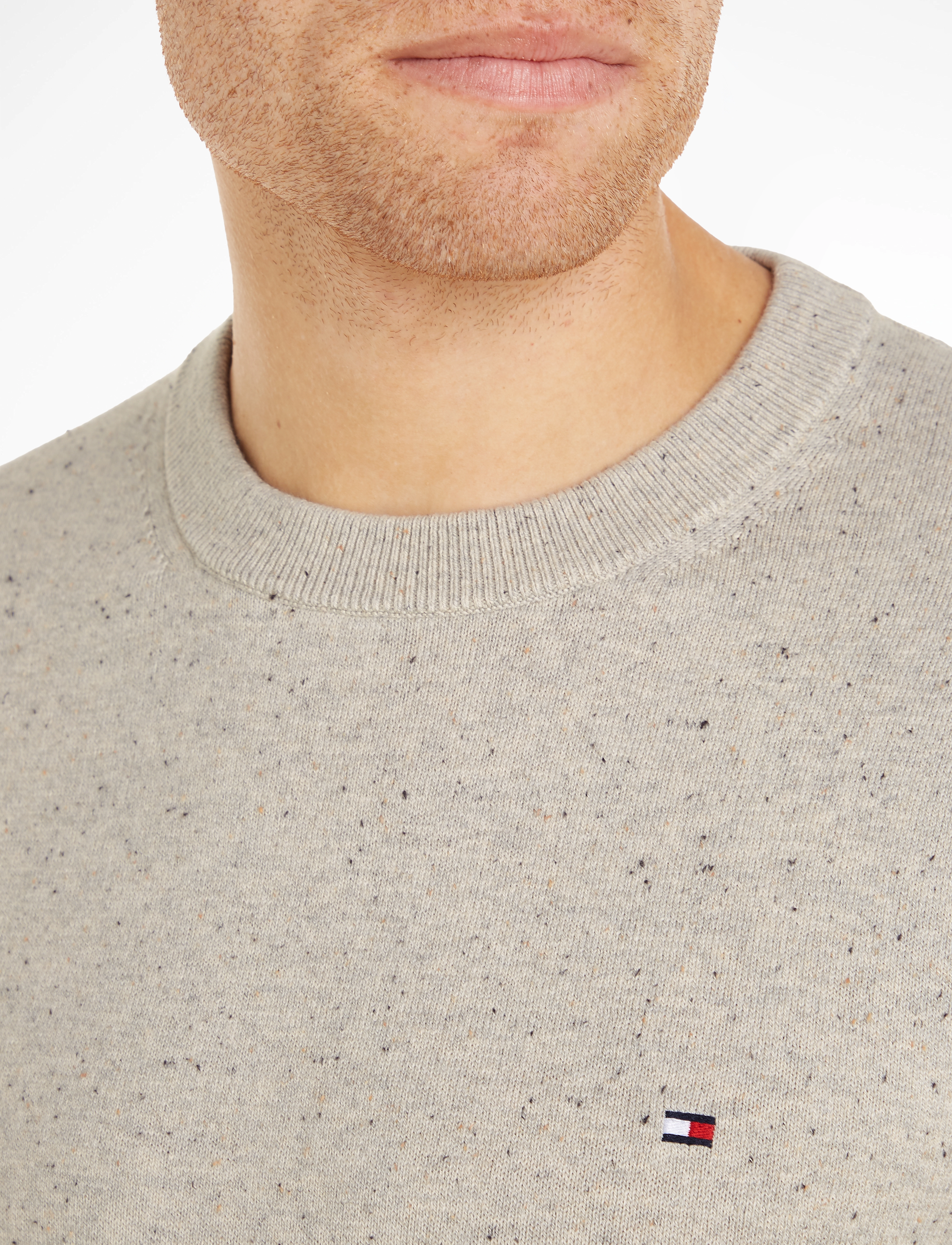Tommy Hilfiger - PIMA ORG CTN CASHMERE CREW NECK - rund hals - donegal light grey heather - 2