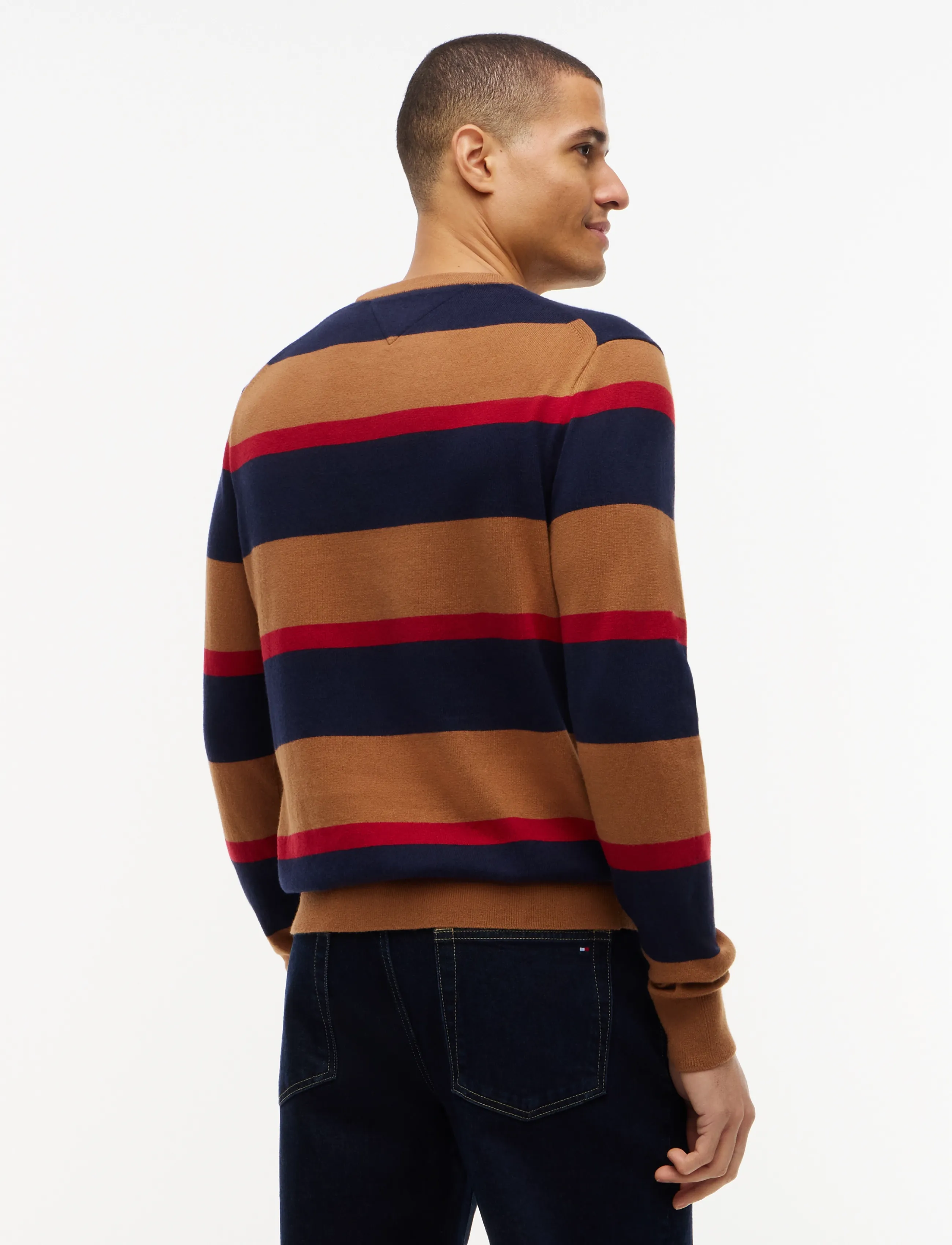 Tommy Hilfiger - PIMA ORG CTN CASHMERE CREW NECK - rund hals - navy blue  chocolate  burgundy - 2