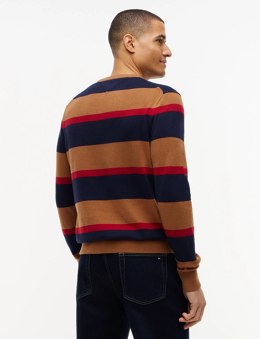 Tommy Hilfiger - PIMA ORG CTN CASHMERE CREW NECK - rund hals - navy blue chocolate burgundy - 2