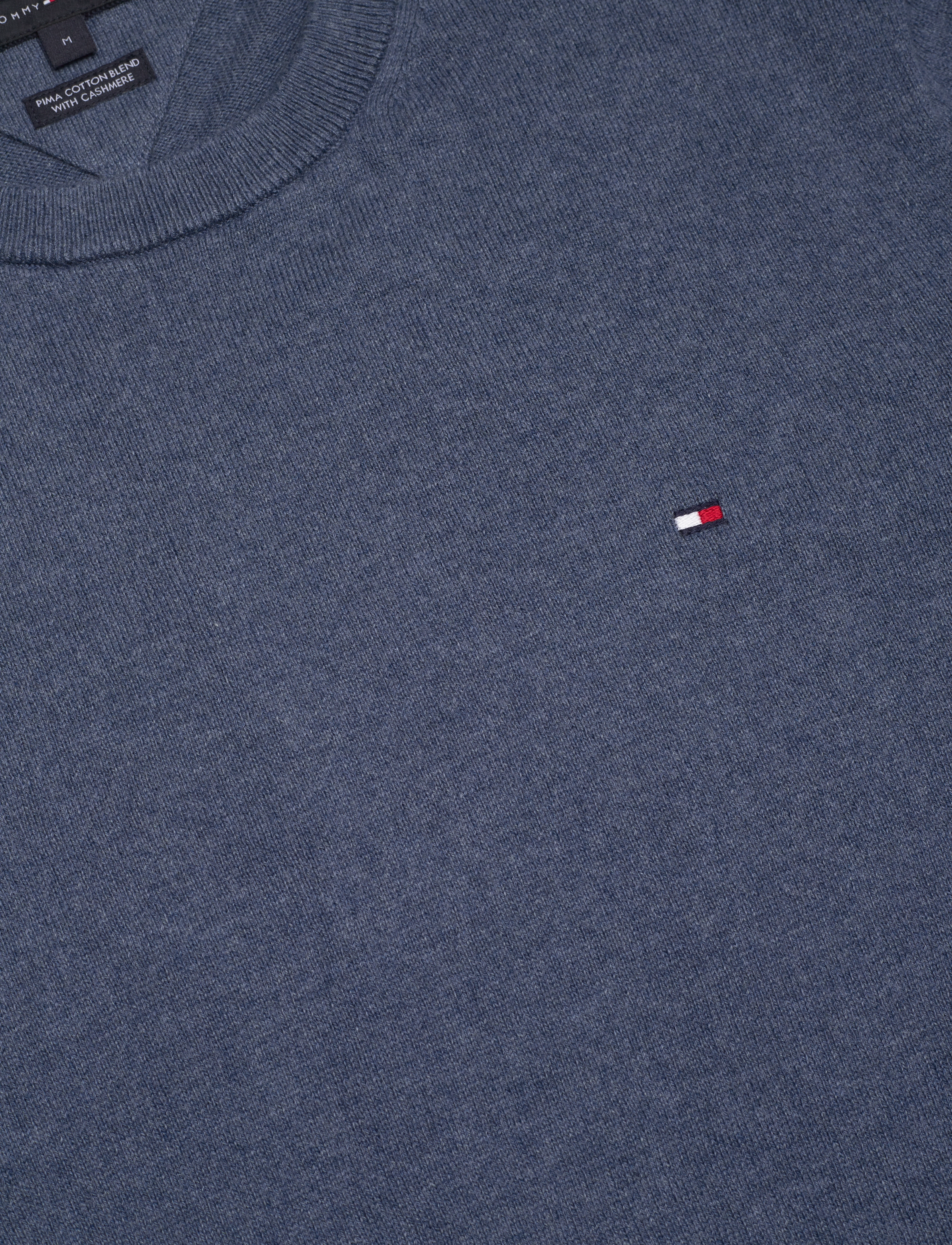 Tommy Hilfiger - PIMA ORG CTN CASHMERE CREW NECK - rund hals - aegean sea heather - 3