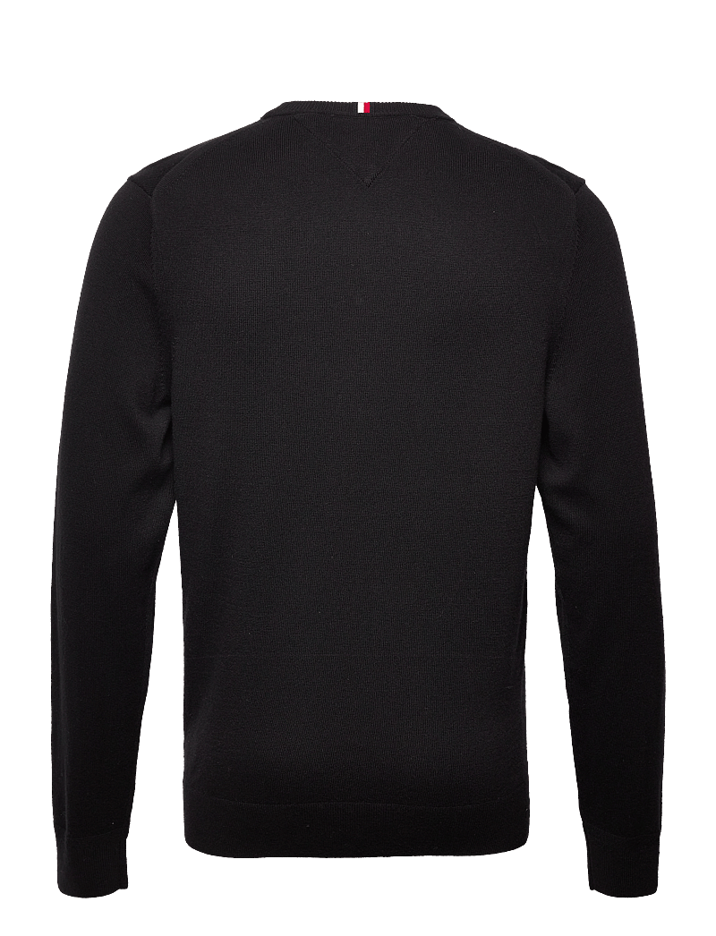 Tommy Hilfiger - PIMA ORG CTN CASHMERE CREW NECK - rundhalsad - black - 1