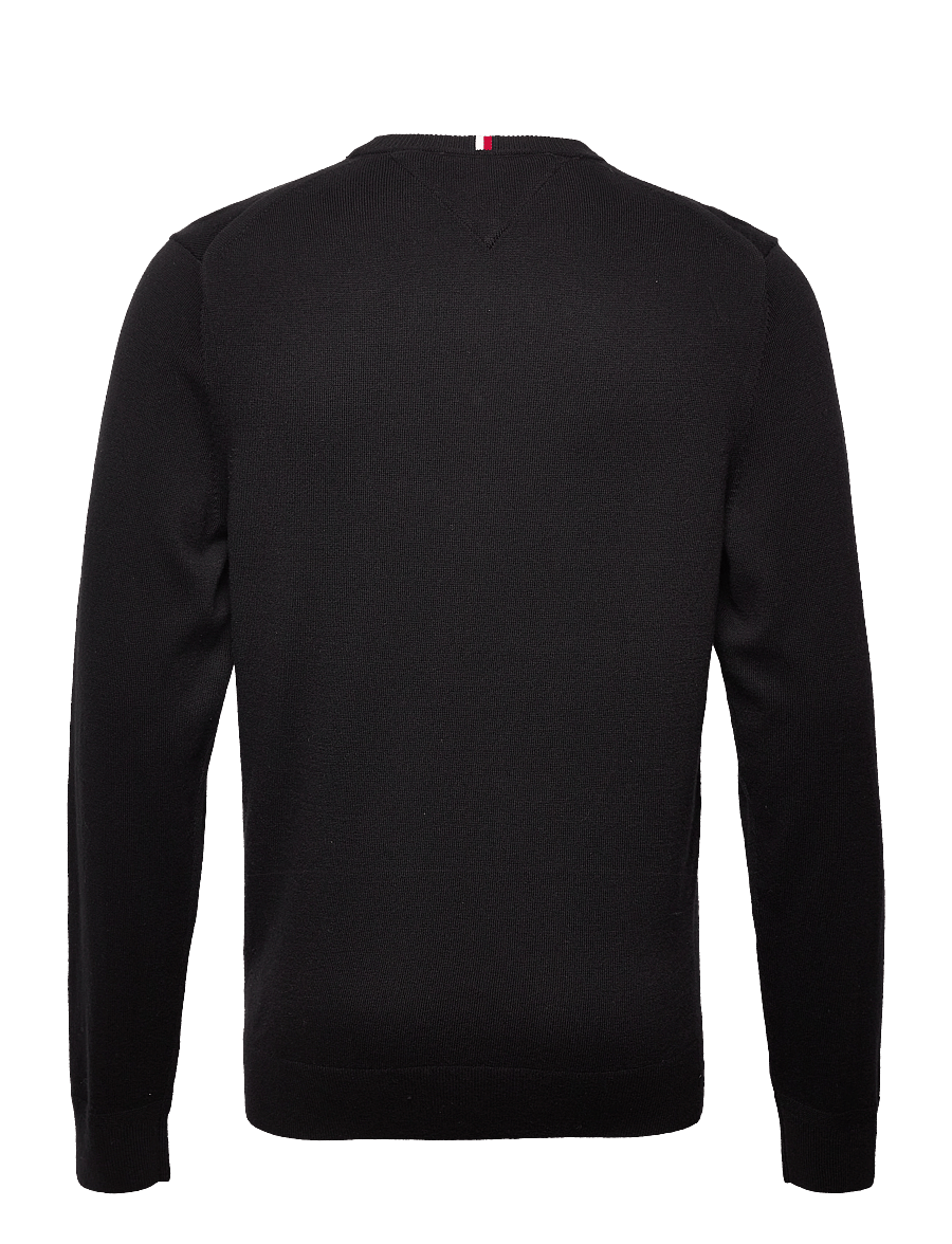 Tommy Hilfiger - PIMA ORG CTN CASHMERE CREW NECK - rund hals - black - 2
