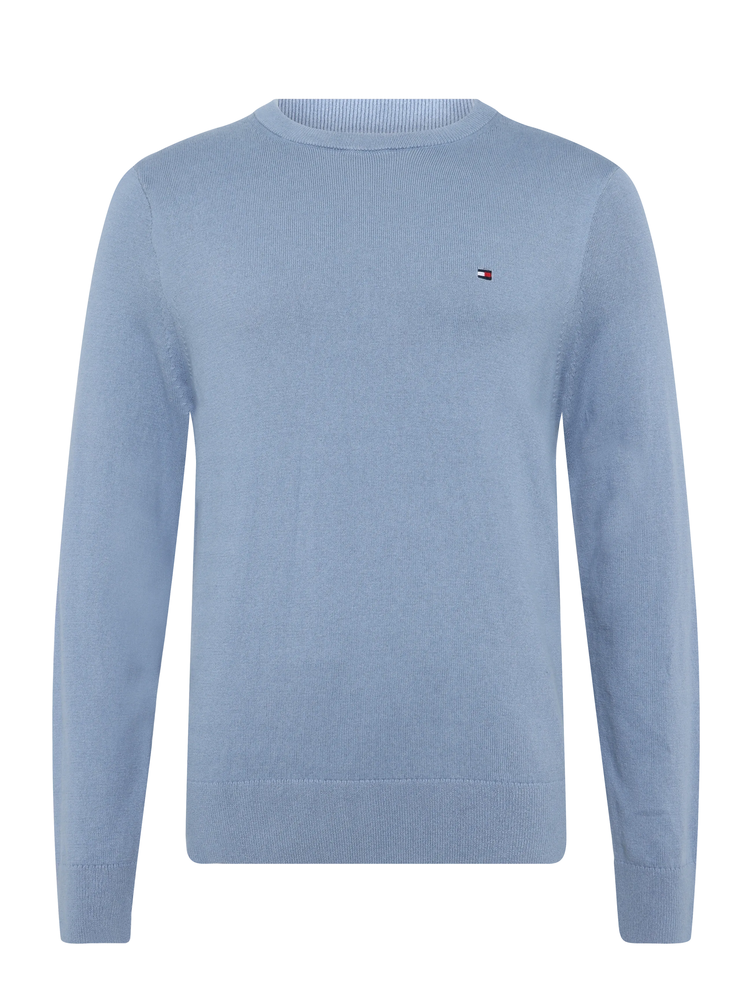 Tommy Hilfiger PIMA ORG CTN CASHMERE CREW NECK - Rund hals - BRISK BLUE / blue