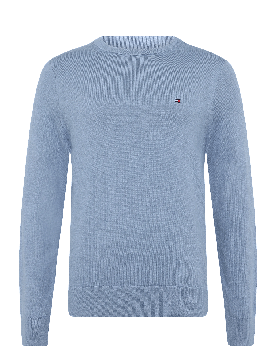 Tommy Hilfiger - PIMA ORG CTN CASHMERE CREW NECK - rund hals - brisk blue - 1