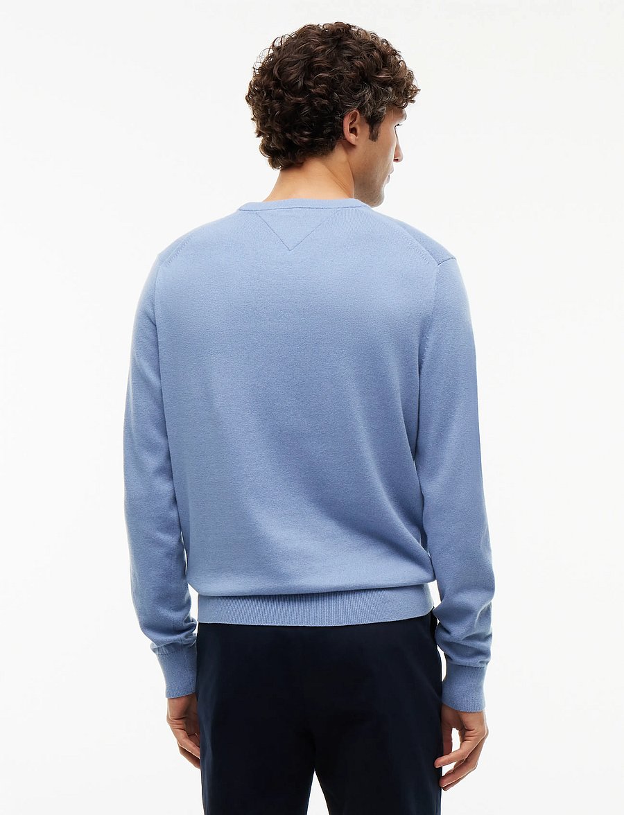 Tommy Hilfiger - PIMA ORG CTN CASHMERE CREW NECK - rund hals - brisk blue - 3