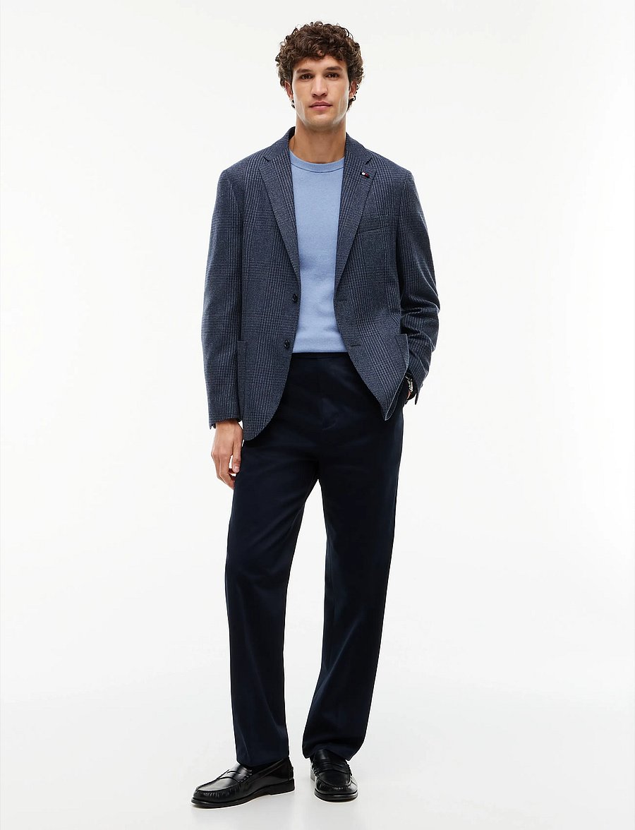 Tommy Hilfiger - PIMA ORG CTN CASHMERE CREW NECK - rund hals - brisk blue - 5