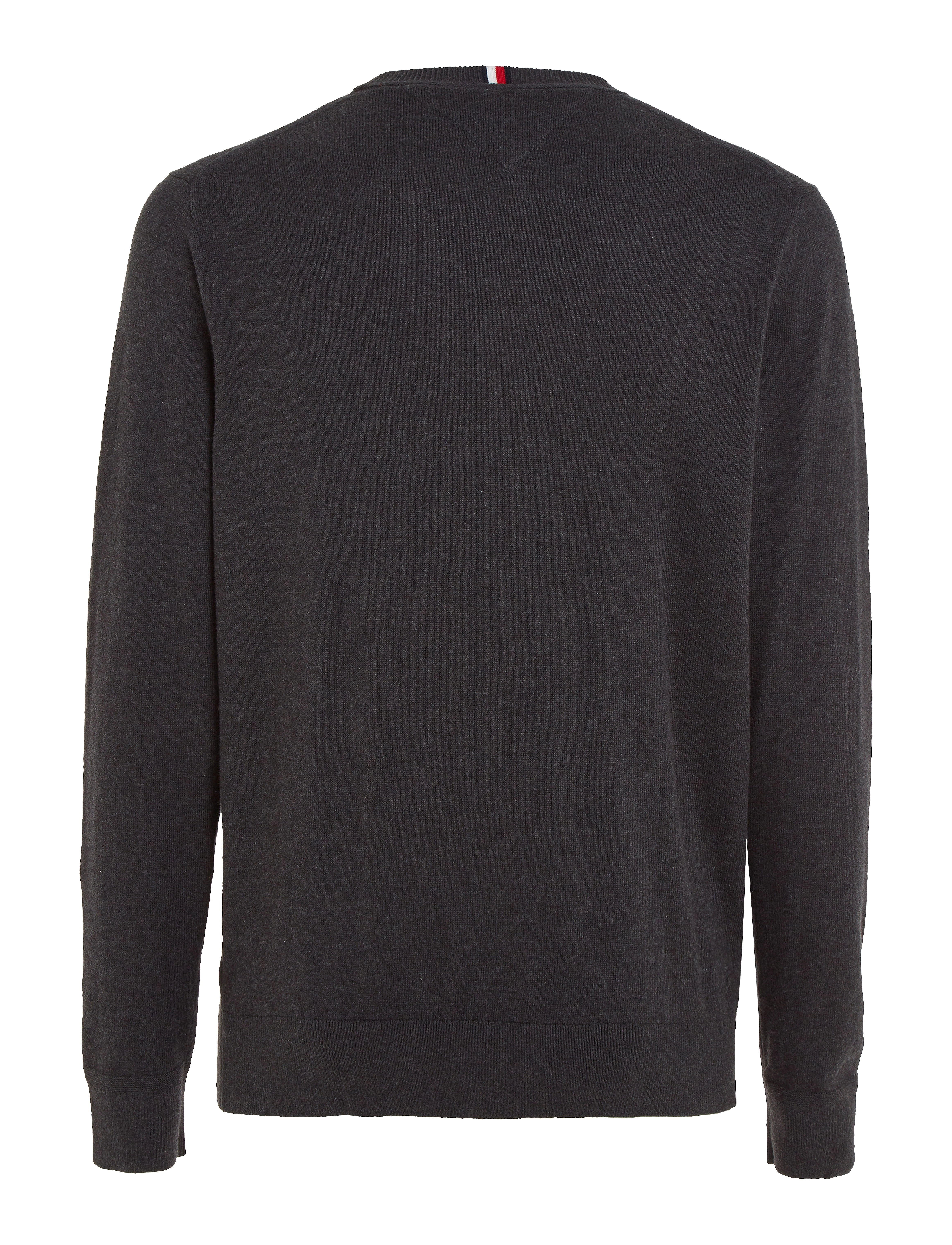 Tommy Hilfiger - PIMA ORG CTN CASHMERE CREW NECK - rund hals - dark grey heather - 1