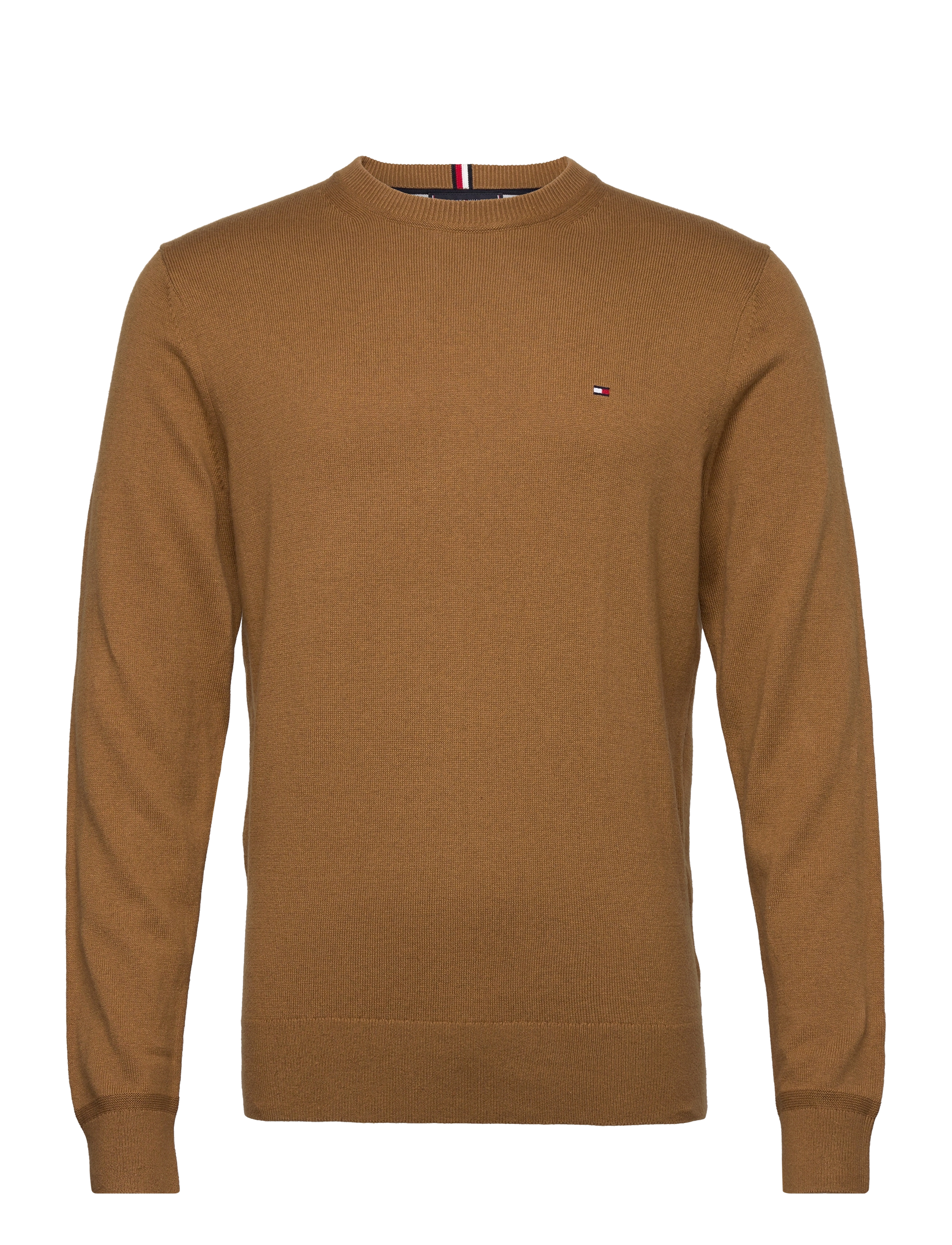 Tommy Hilfiger - PIMA ORG CTN CASHMERE CREW NECK - rund hals - desert khaki - 1