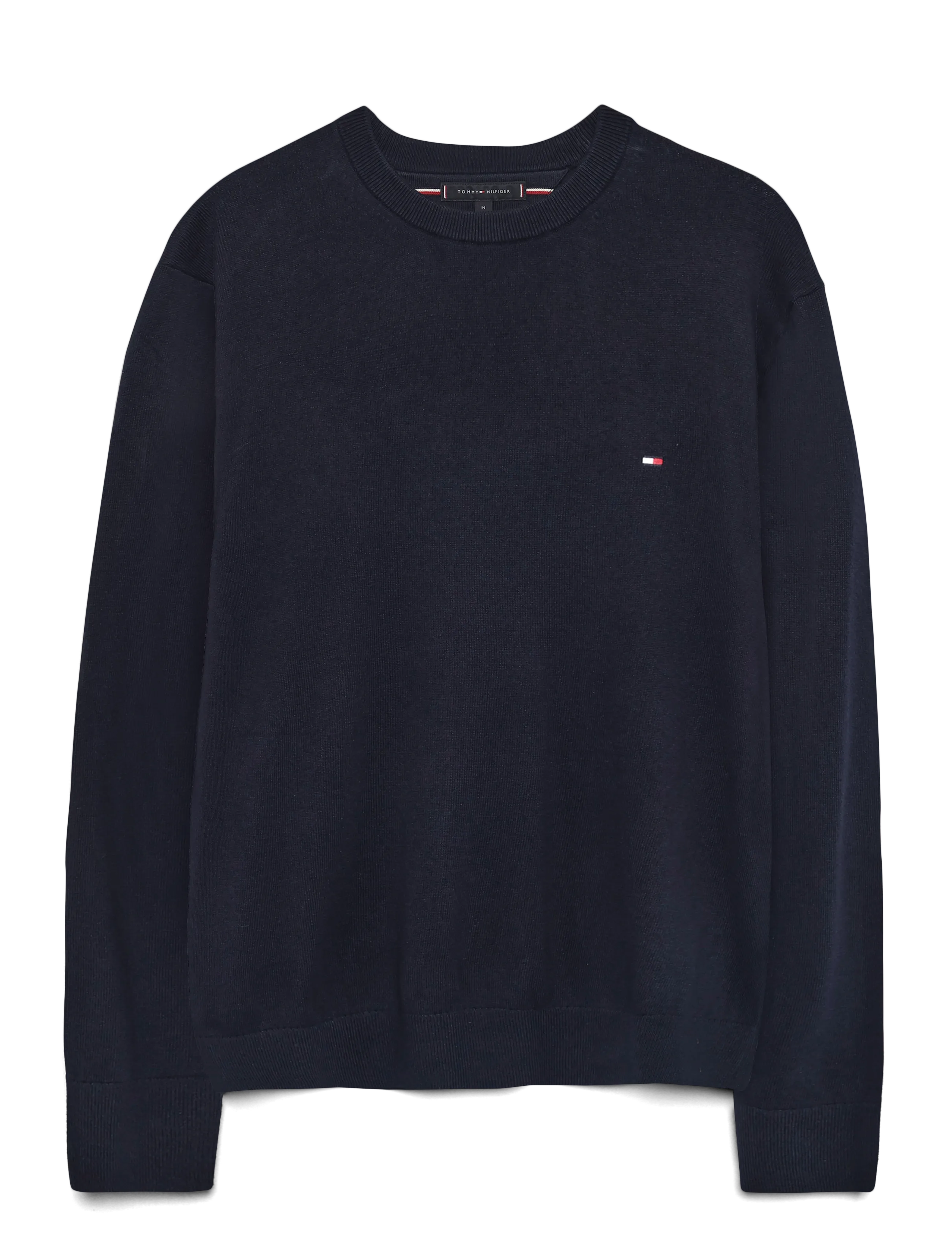 Tommy Hilfiger Pima Org Ctn Cashmere Crew Neck, 3XL, Knitwear, Marineblau - Round Necks, Männerswear