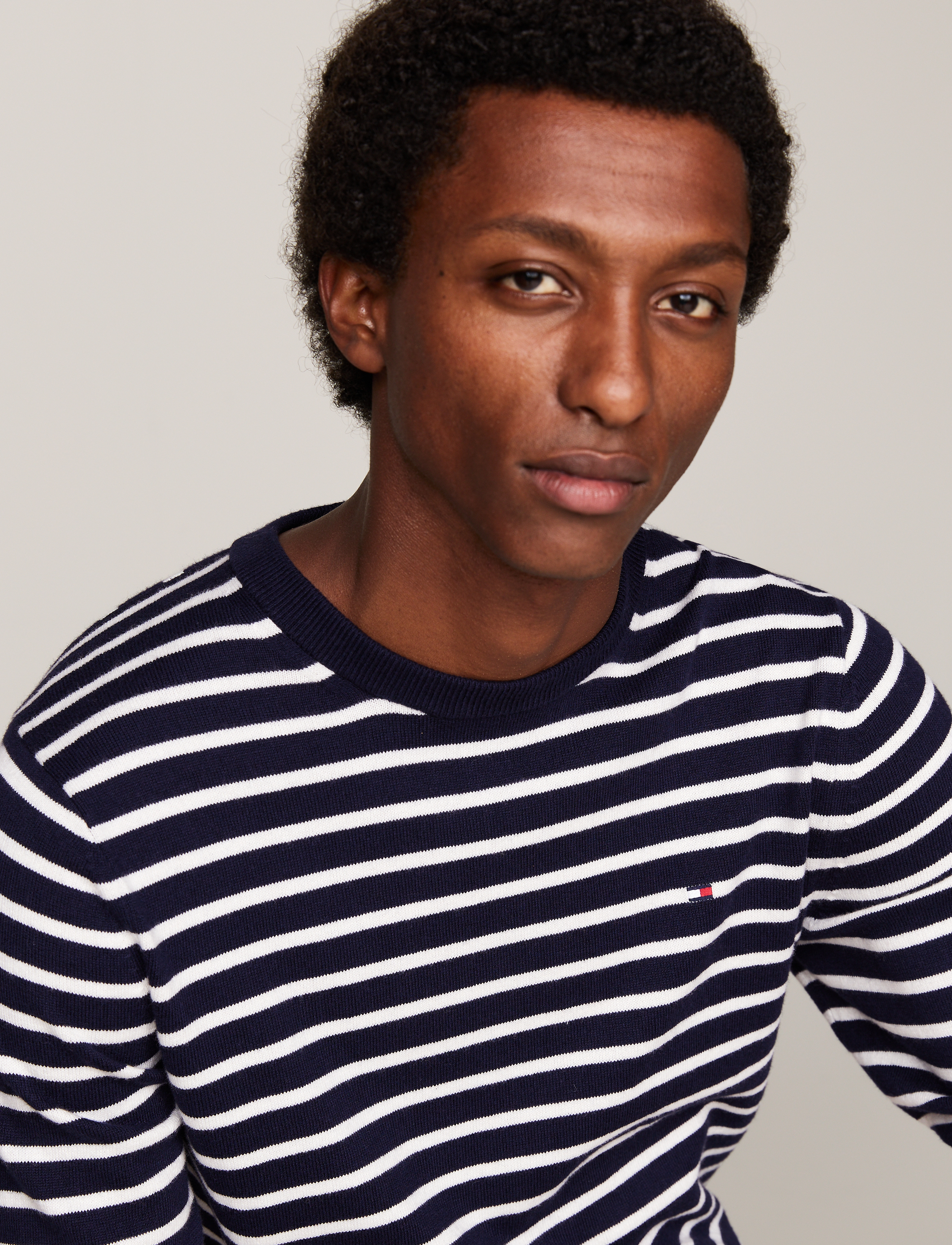 Tommy Hilfiger - PIMA ORG CTN CASHMERE CREW NECK - rund hals - desert sky / ivory - 2