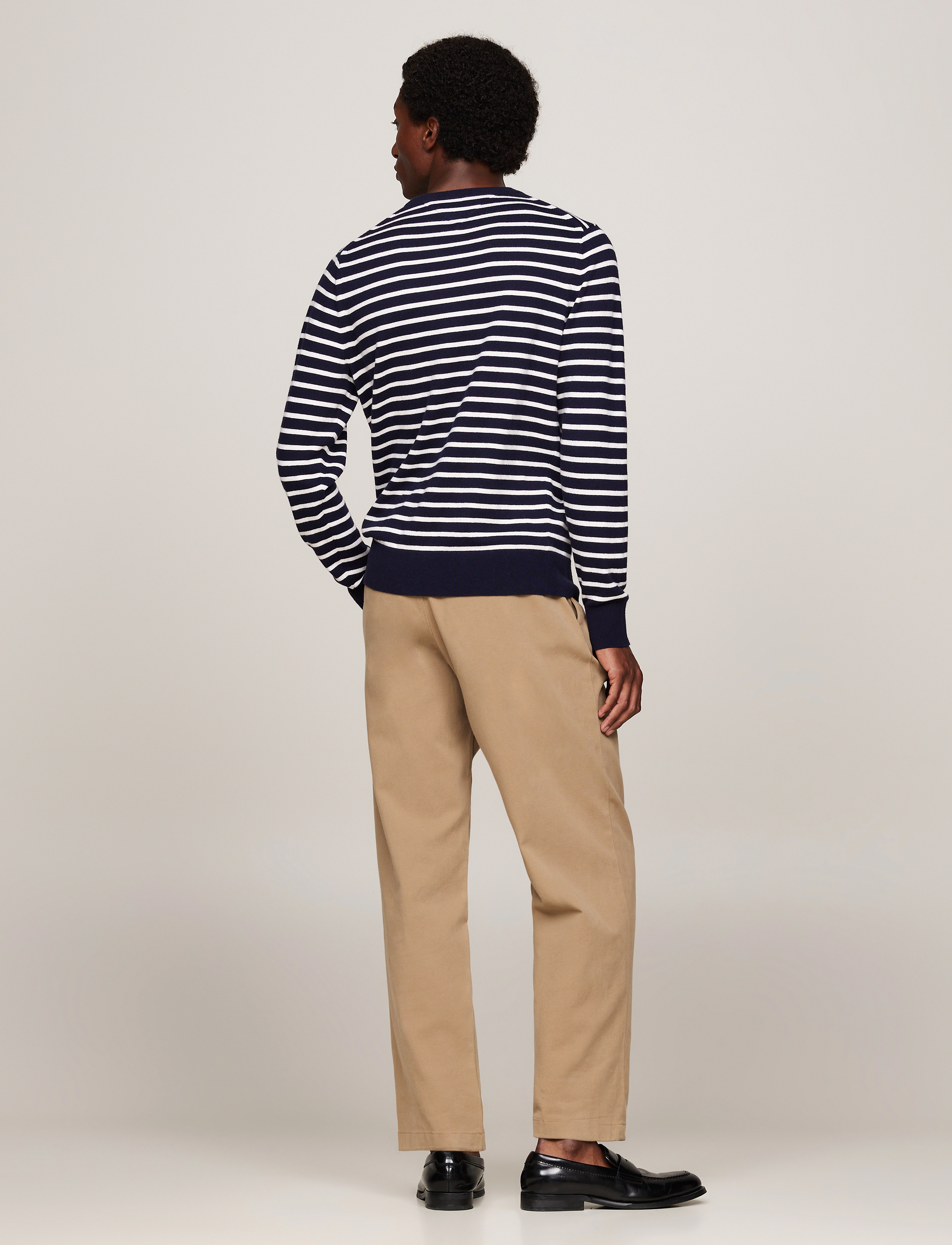 Tommy Hilfiger - PIMA ORG CTN CASHMERE CREW NECK - rund hals - desert sky / ivory - 4
