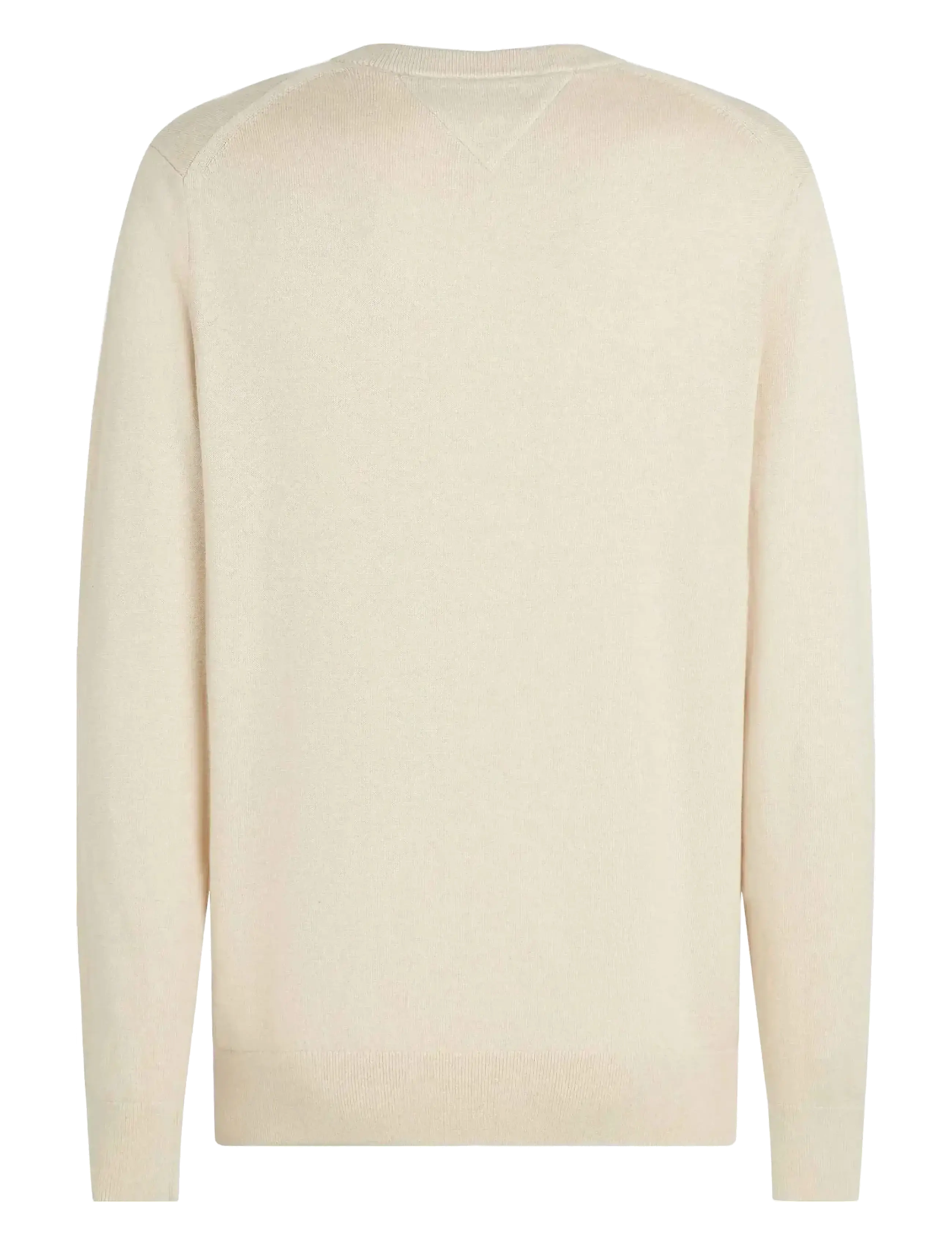 Tommy Hilfiger - PIMA ORG CTN CASHMERE CREW NECK - round necks - heathered oatmilk - 1