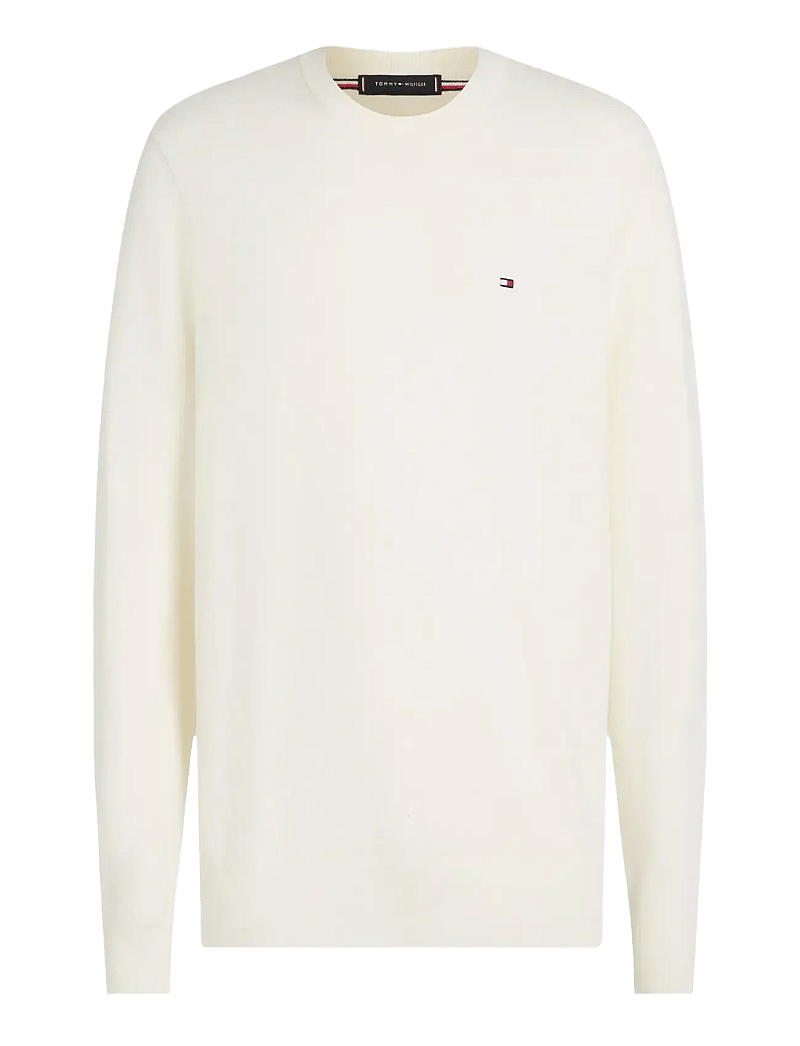 Tommy Hilfiger - PIMA ORG CTN CASHMERE CREW NECK - Ümmarguse kaelusega kudumid - ivory petal - 1