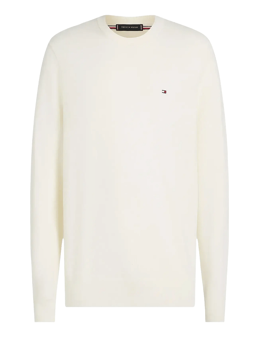 Tommy Hilfiger - PIMA ORG CTN CASHMERE CREW NECK - rund hals - ivory petal - 1
