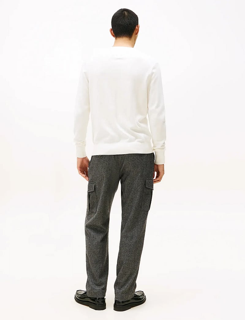 Tommy Hilfiger - PIMA ORG CTN CASHMERE CREW NECK - Ümmarguse kaelusega kudumid - ivory petal - 4