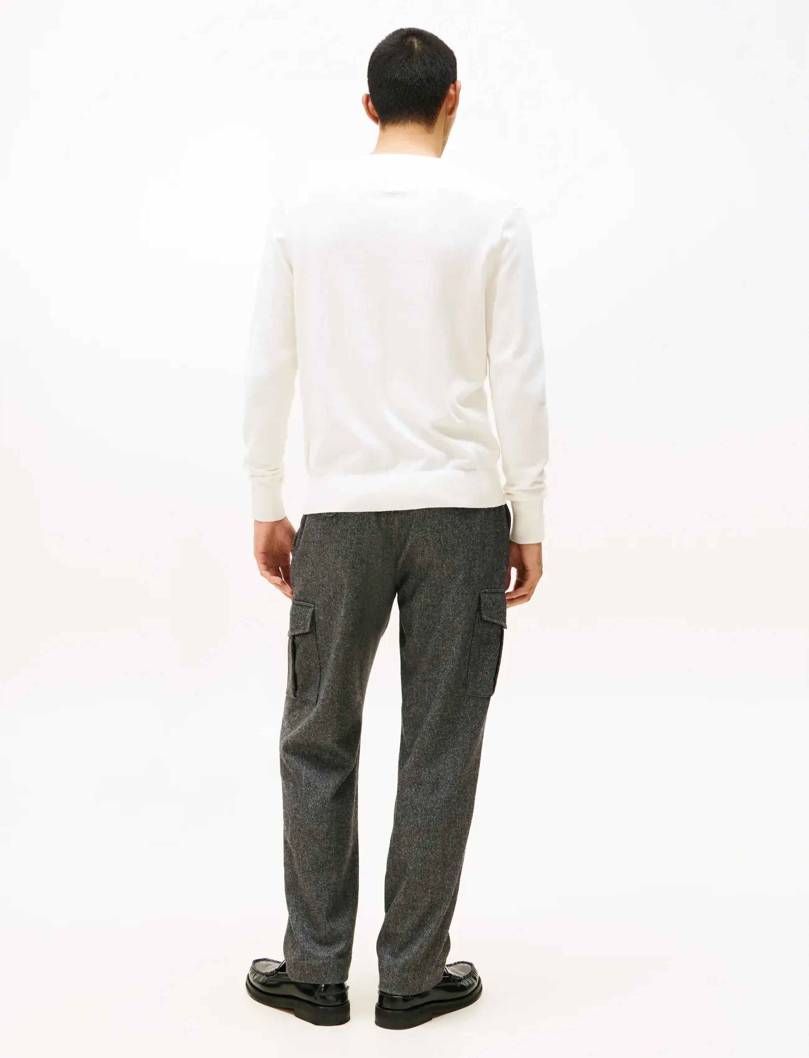 Tommy Hilfiger - PIMA ORG CTN CASHMERE CREW NECK - rund hals - ivory petal - 4
