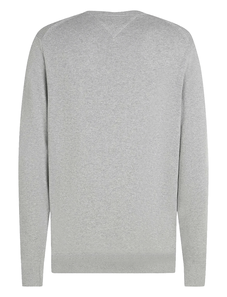 Tommy Hilfiger - PIMA ORG CTN CASHMERE CREW NECK - rund hals - light grey heather - 2