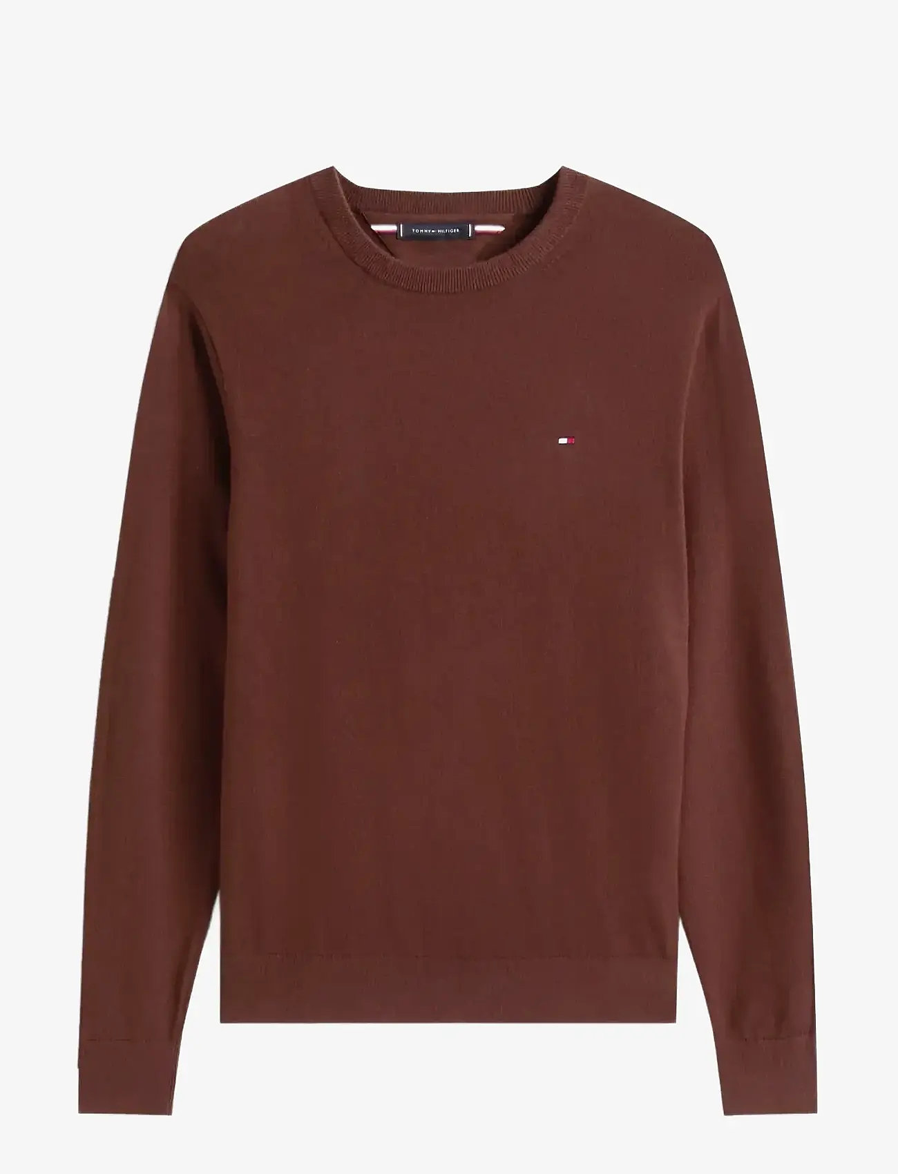 Tommy Hilfiger - PIMA ORG CTN CASHMERE CREW NECK - rundhalsad - pure brown - 1