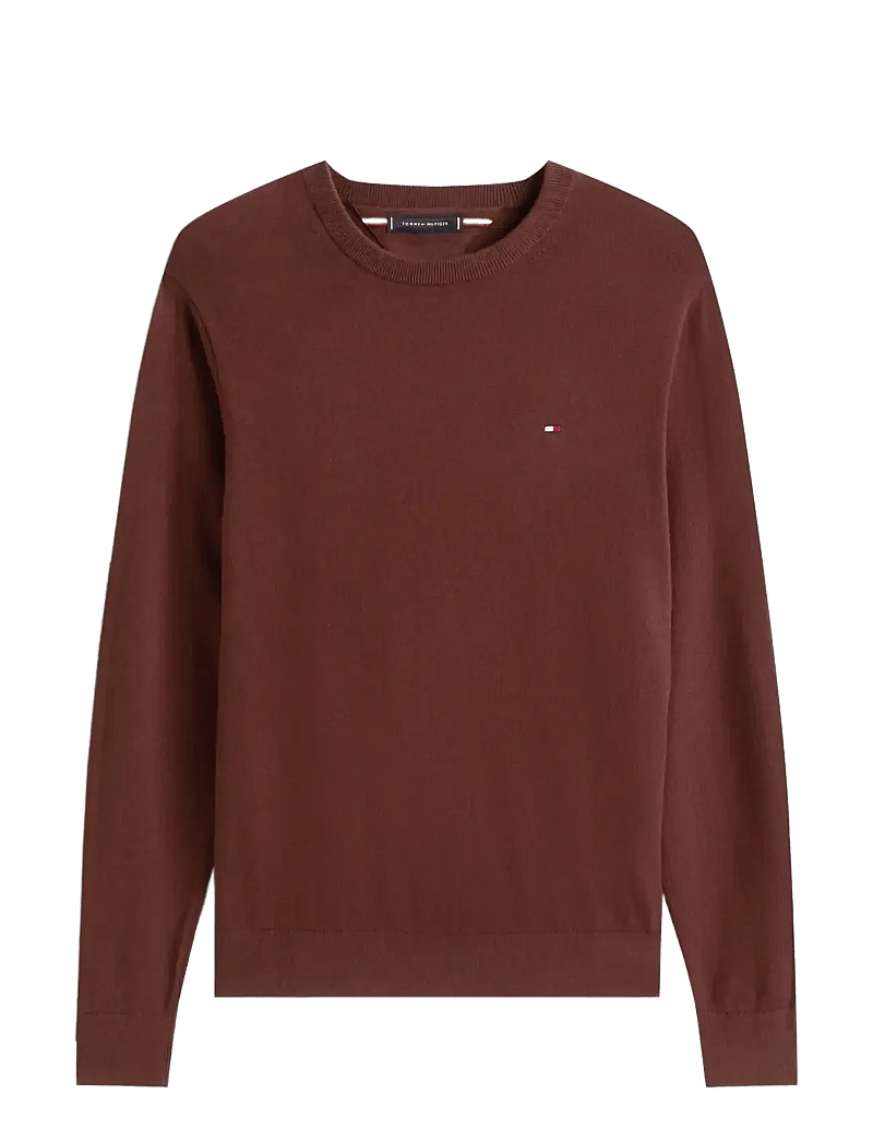 Tommy Hilfiger - PIMA ORG CTN CASHMERE CREW NECK - rundhalsad - pure brown - 1