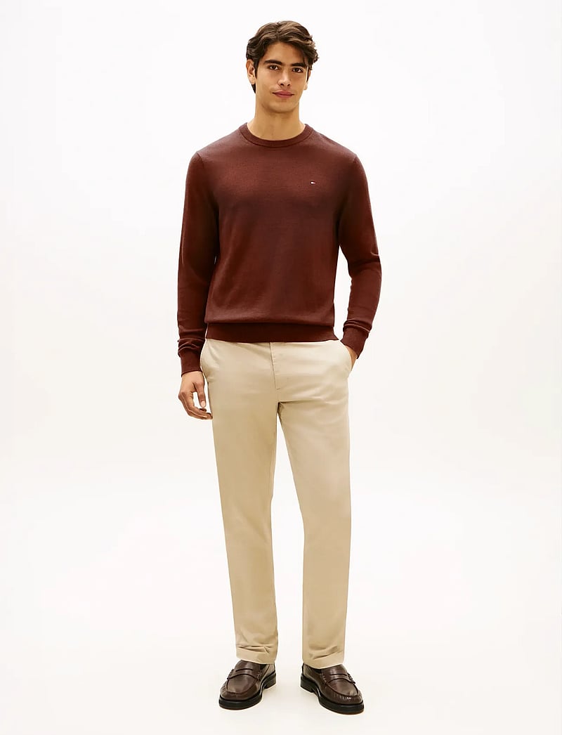 Tommy Hilfiger - PIMA ORG CTN CASHMERE CREW NECK - rundhalsad - pure brown - 2