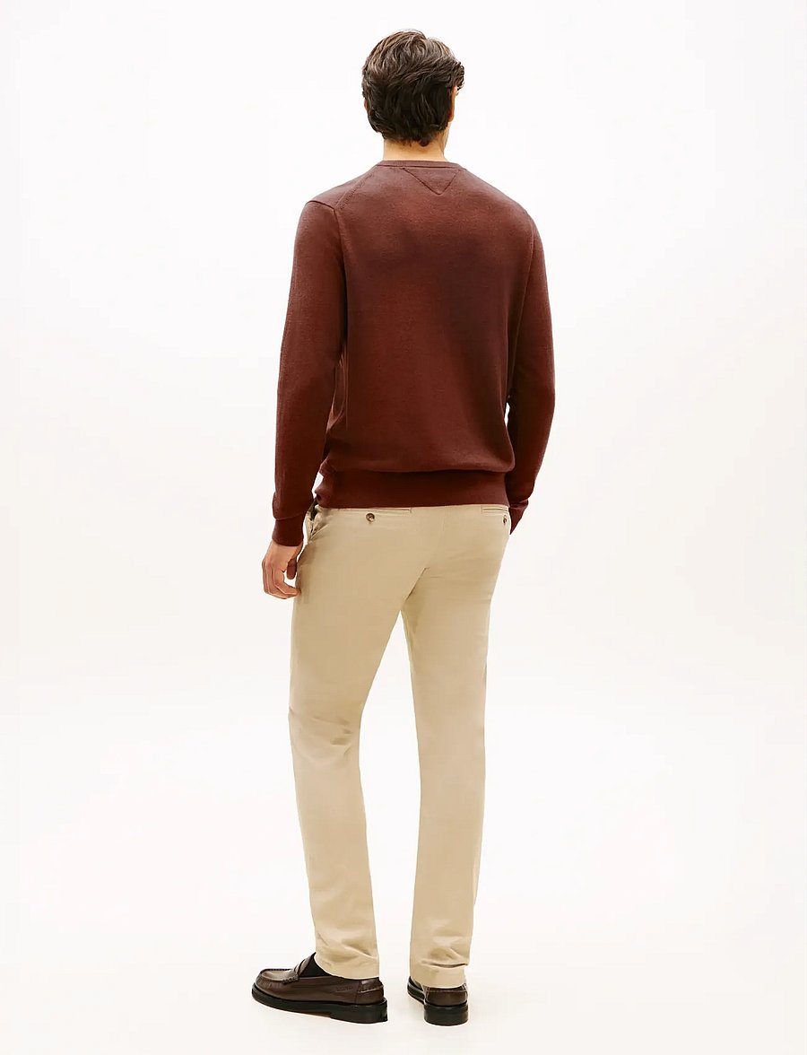 Tommy Hilfiger - PIMA ORG CTN CASHMERE CREW NECK - rund hals - pure brown - 3