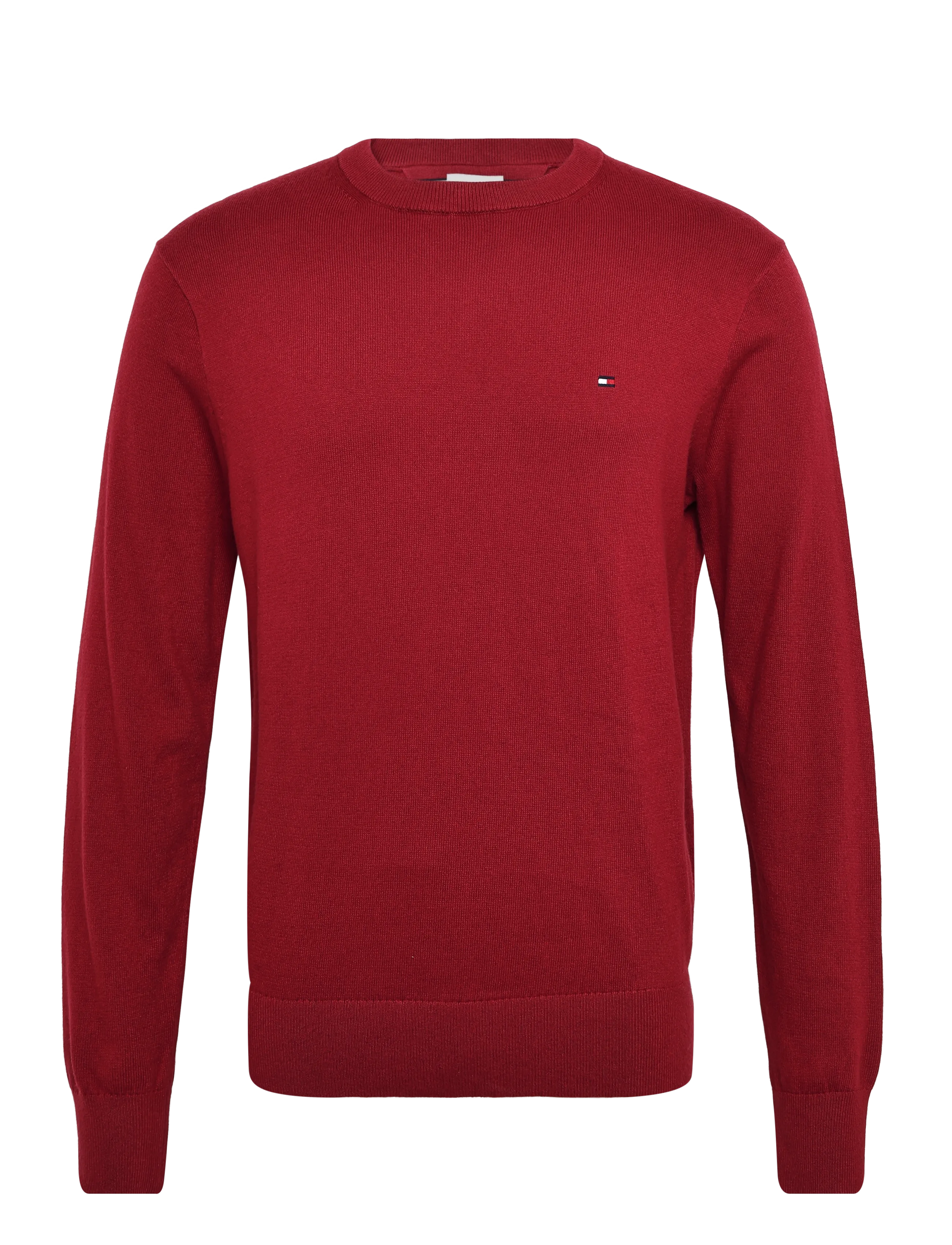 Tommy Hilfiger PIMA ORG CTN CASHMERE CREW NECK - Rund hals - REGATTA RED / red