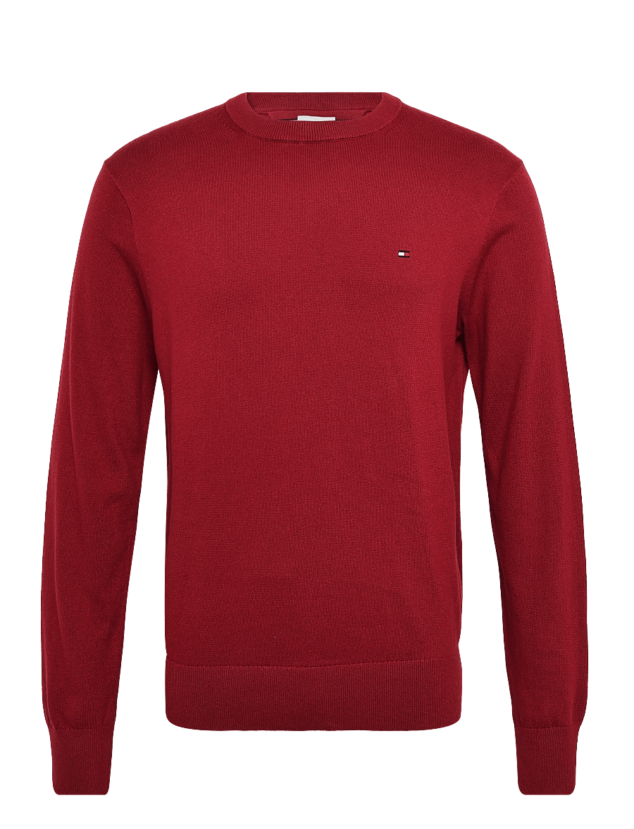 Tommy Hilfiger - PIMA ORG CTN CASHMERE CREW NECK - rund hals - regatta red - 1