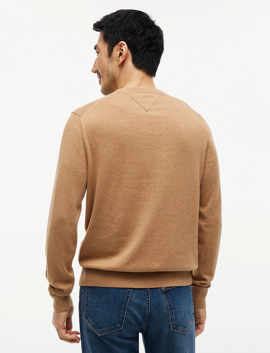Tommy Hilfiger - PIMA ORG CTN CASHMERE CREW NECK - rundhals - safari canvas heather - 2