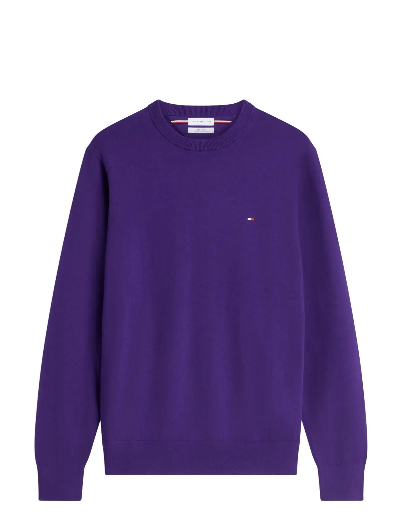 Tommy Hilfiger PIMA ORG CTN CASHMERE CREW NECK - Rundhals - TUSCAN GRAPE / purple