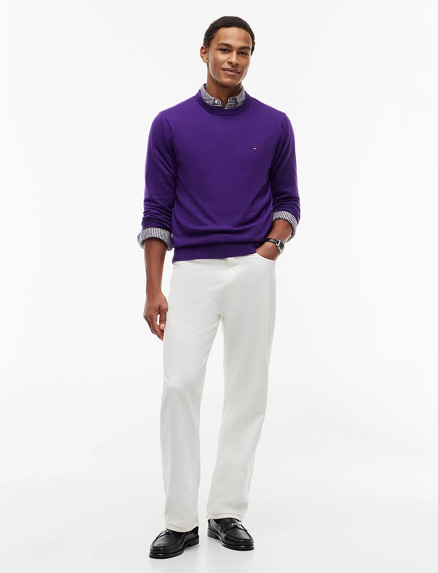 Tommy Hilfiger - PIMA ORG CTN CASHMERE CREW NECK - rundhals - tuscan grape - 4
