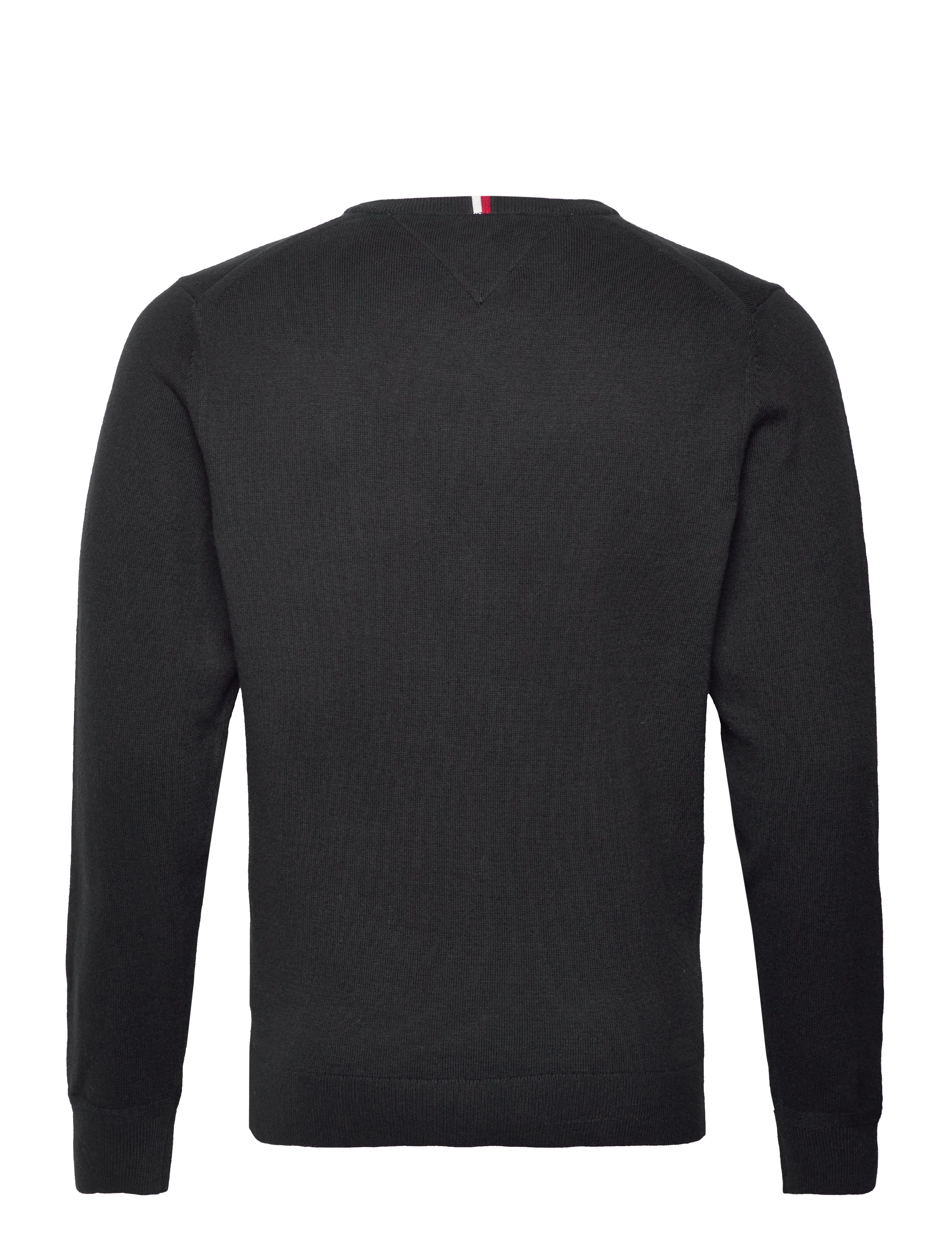 Tommy Hilfiger - PIMA ORG CTN CASHMERE V NECK - v-kaelusega - black - 2