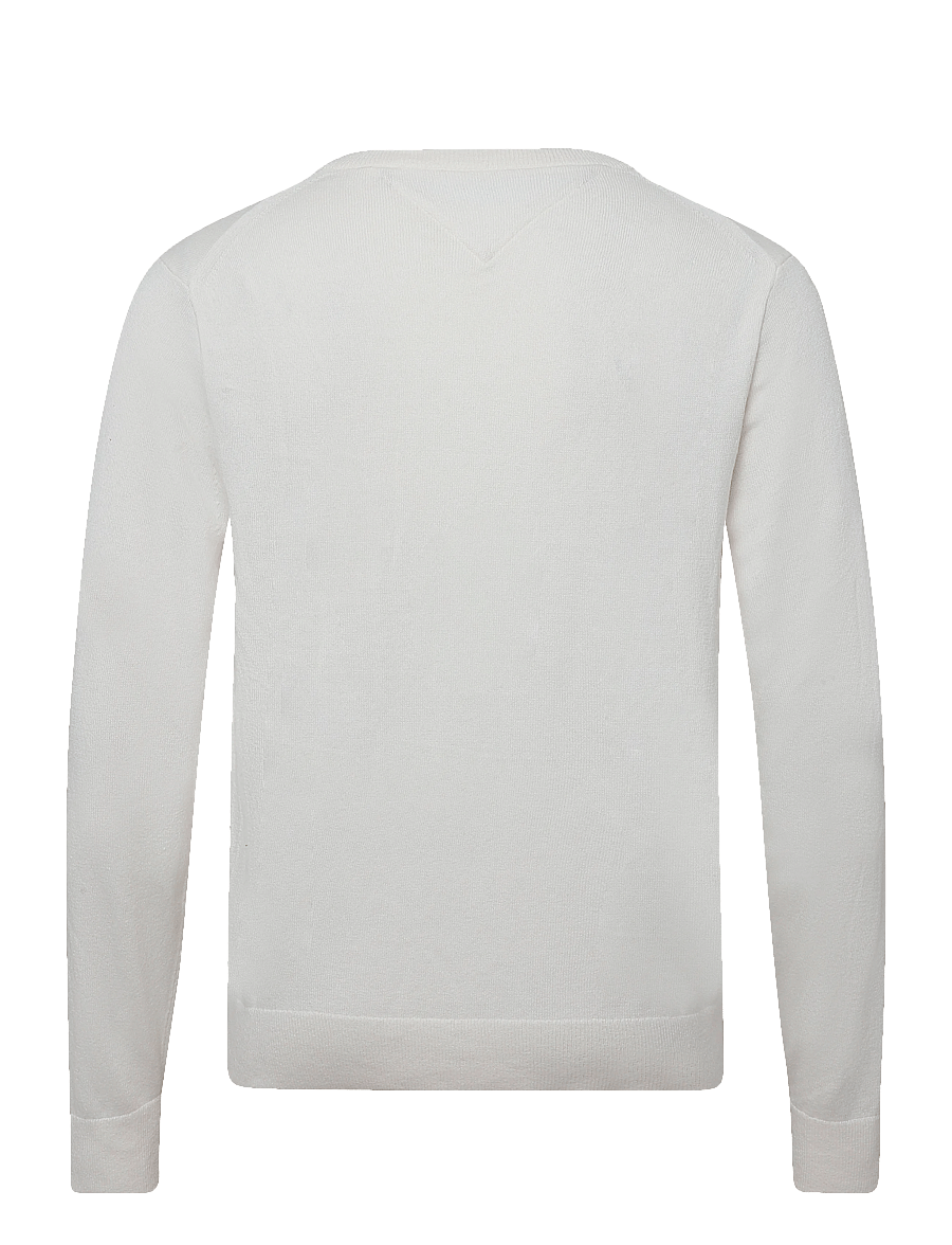 Tommy Hilfiger - PIMA ORG CTN CASHMERE V NECK - v-hals - ivory petal - 2