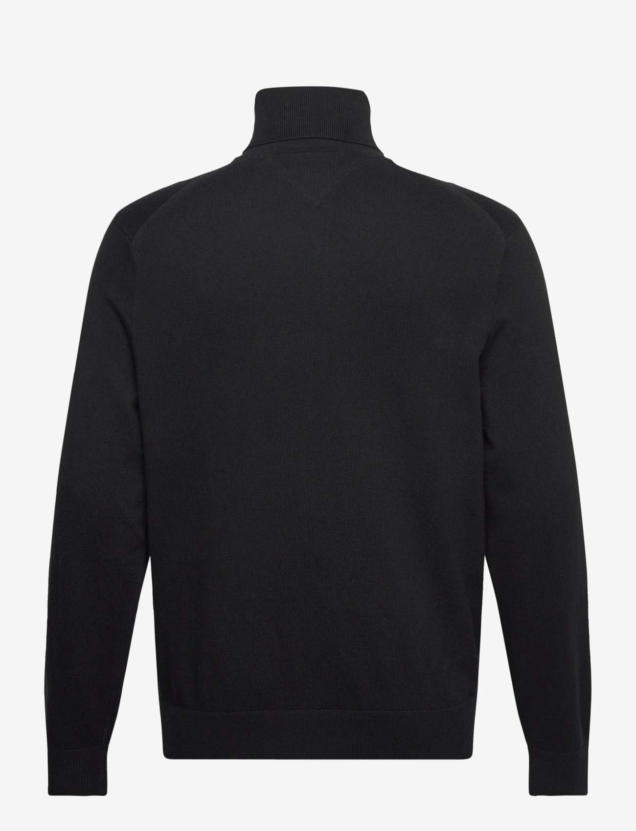Tommy Hilfiger - PIMA ORG CTN CASHMERE ROLL NECK - kõrge kaelusega džemprid - black - 1