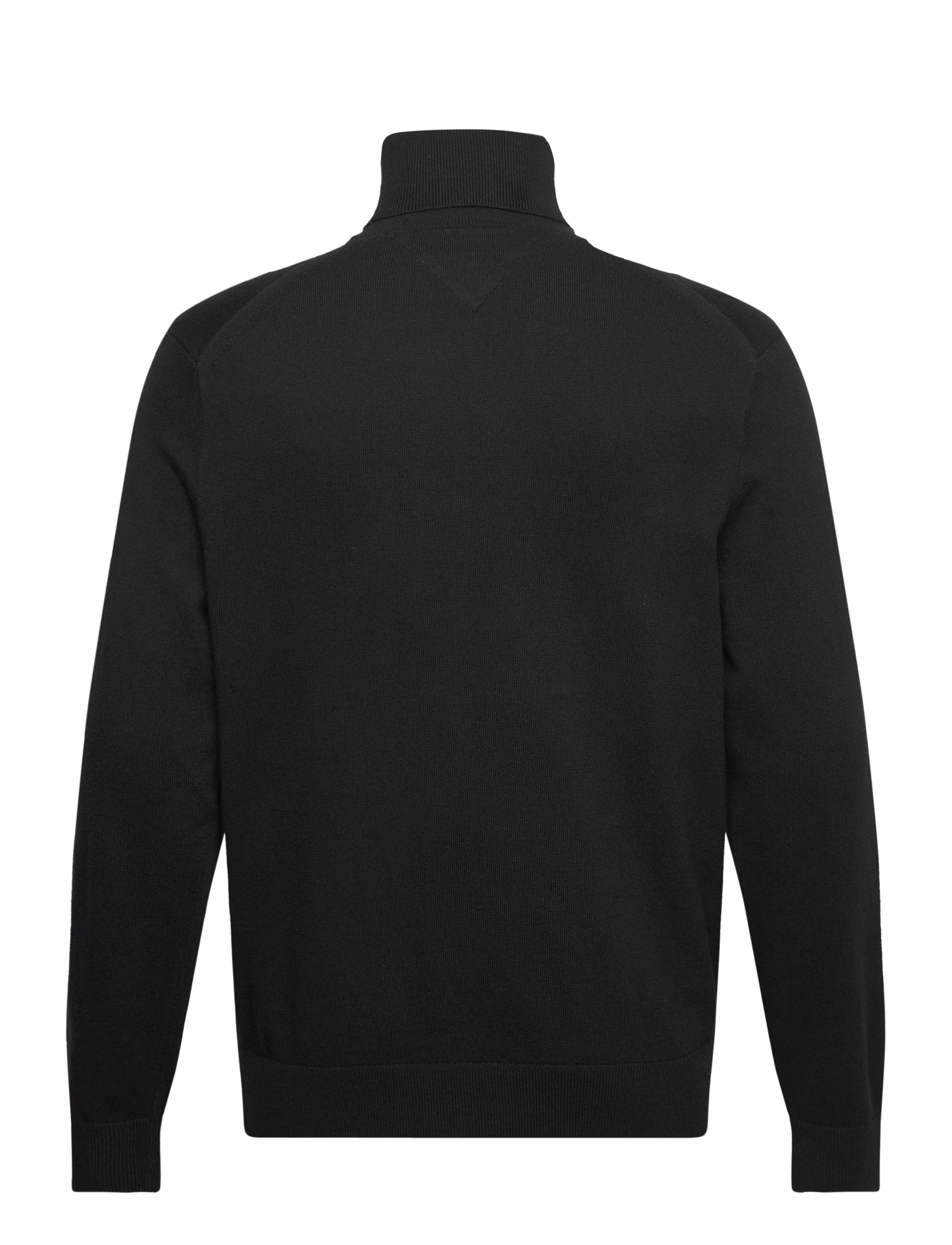 Tommy Hilfiger - PIMA ORG CTN CASHMERE ROLL NECK - rullekraver - black - 1