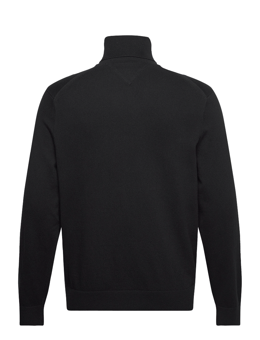 Tommy Hilfiger - PIMA ORG CTN CASHMERE ROLL NECK - rullekraver - black - 1