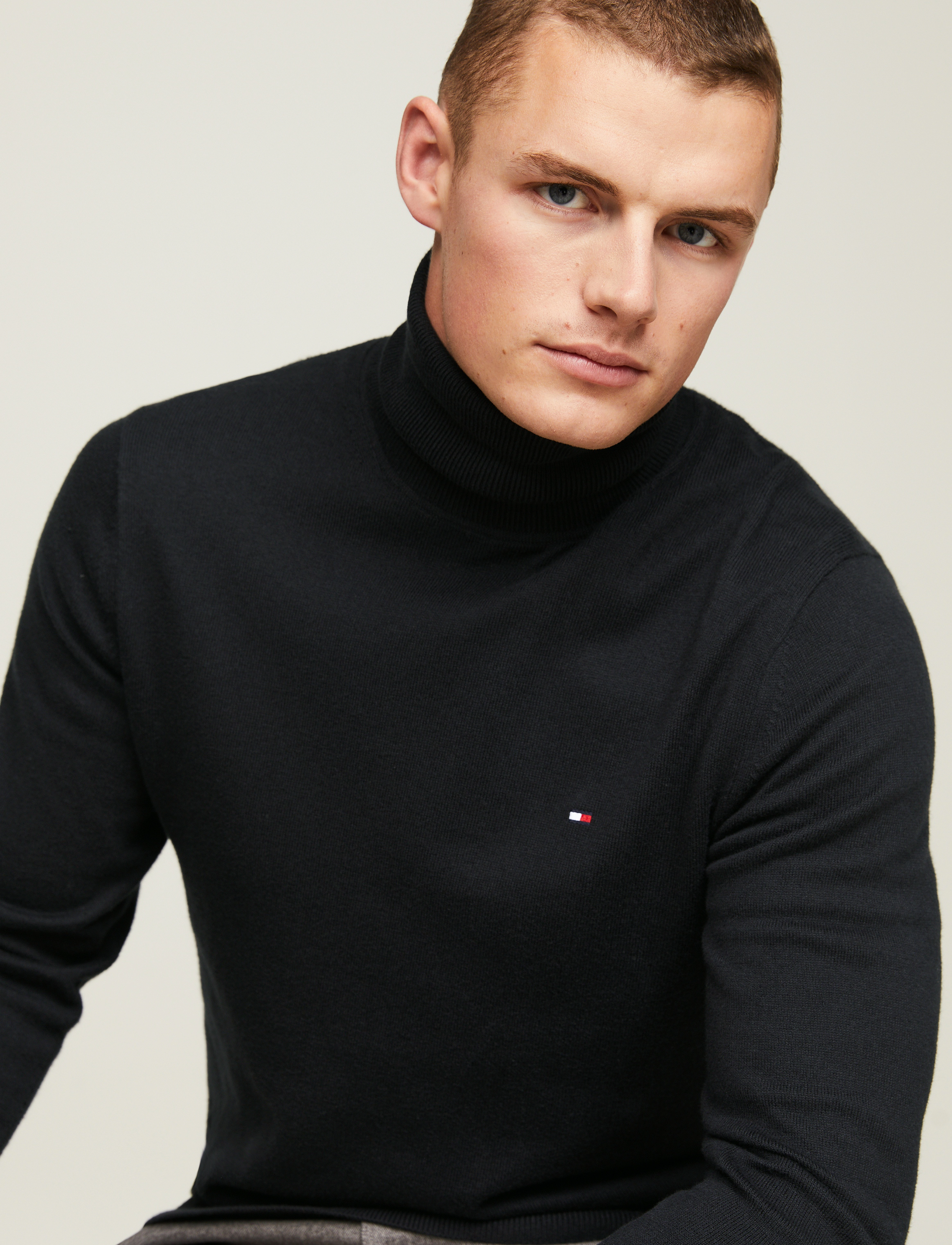 Tommy Hilfiger - PIMA ORG CTN CASHMERE ROLL NECK - rullekraver - black - 2