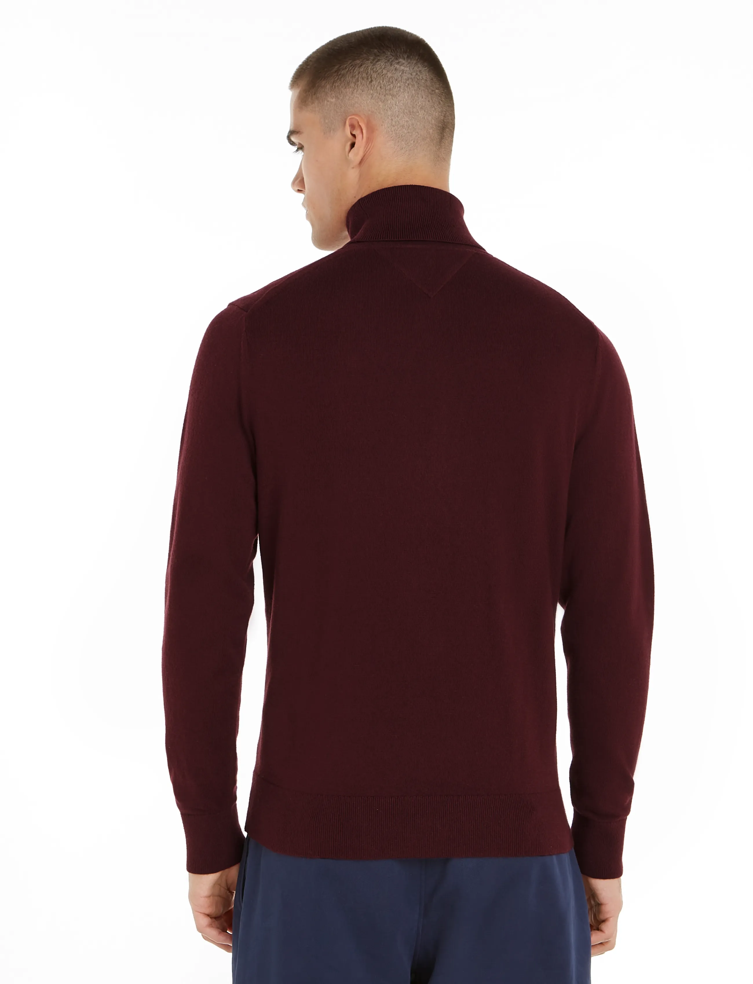 TOMMY HILFIGER Tröja marinblå / bordeaux herr – bild 8