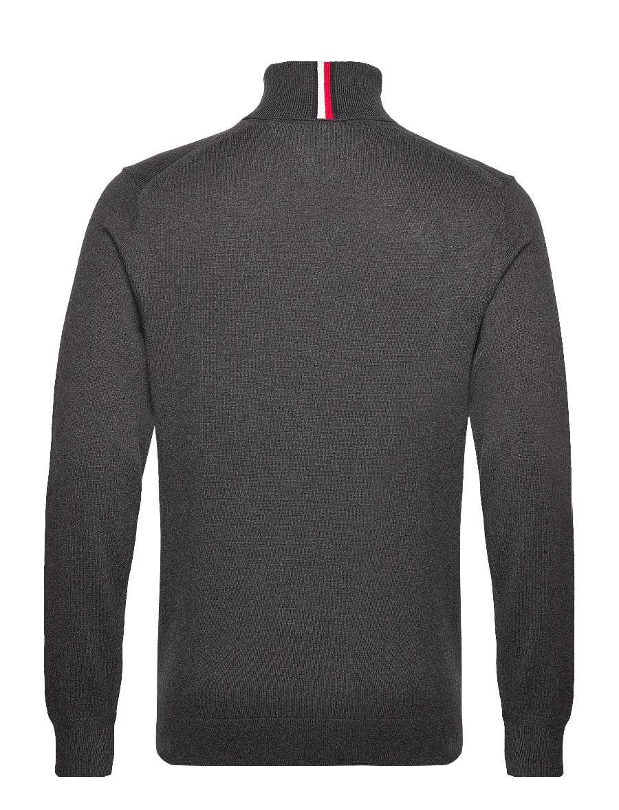 Tommy Hilfiger - PIMA ORG CTN CASHMERE ROLL NECK - rollkragenpullover - dark grey heather - 2