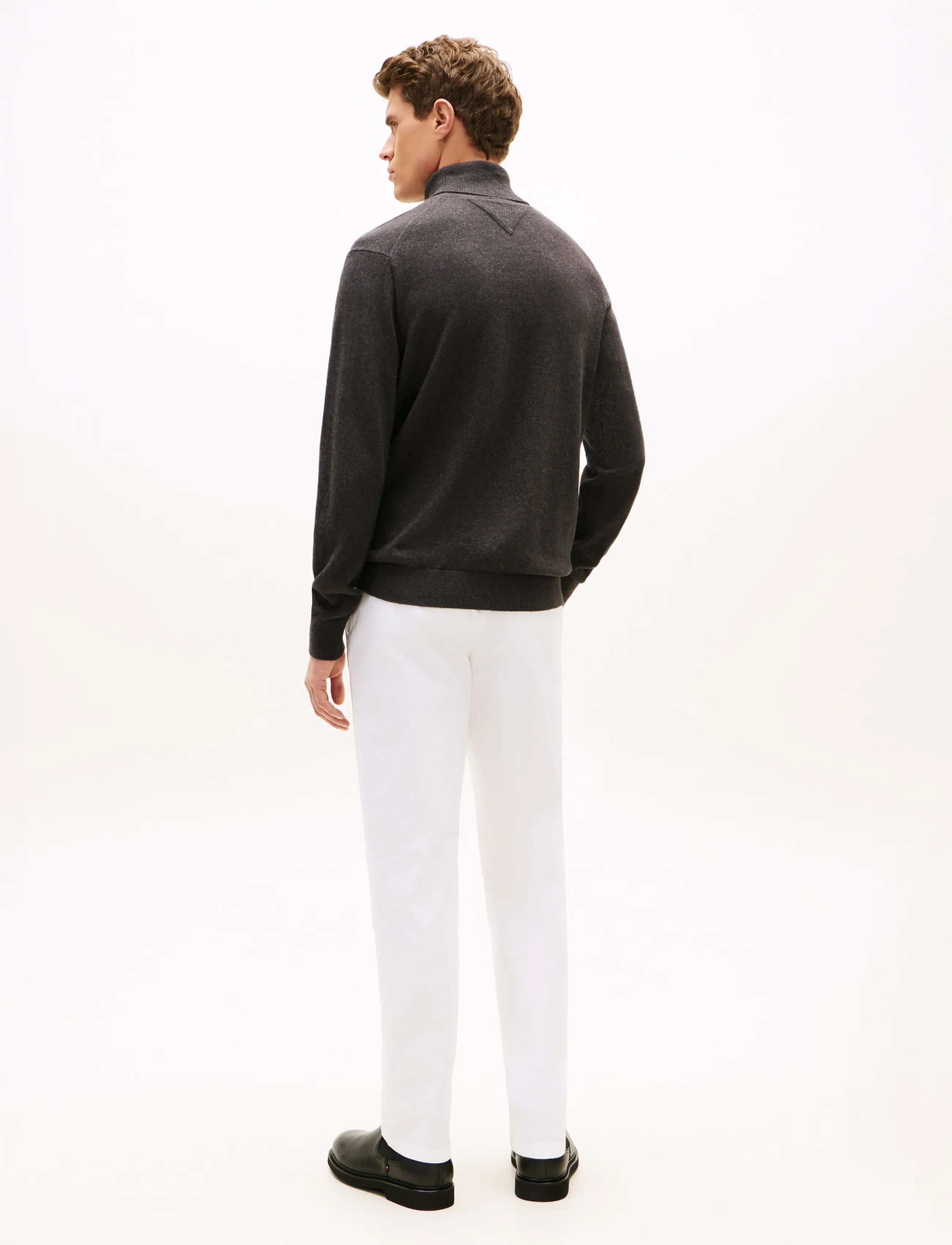 TOMMY HILFIGER Pima Org Ctn Cashmere Roll Neck polotröjor herr – bild 6