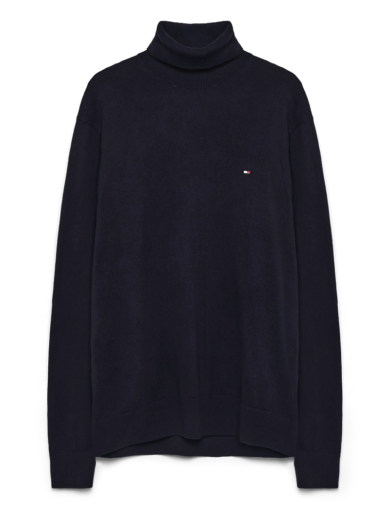 Tommy Hilfiger - PIMA ORG CTN CASHMERE ROLL NECK - rollkragen - desert sky - 1