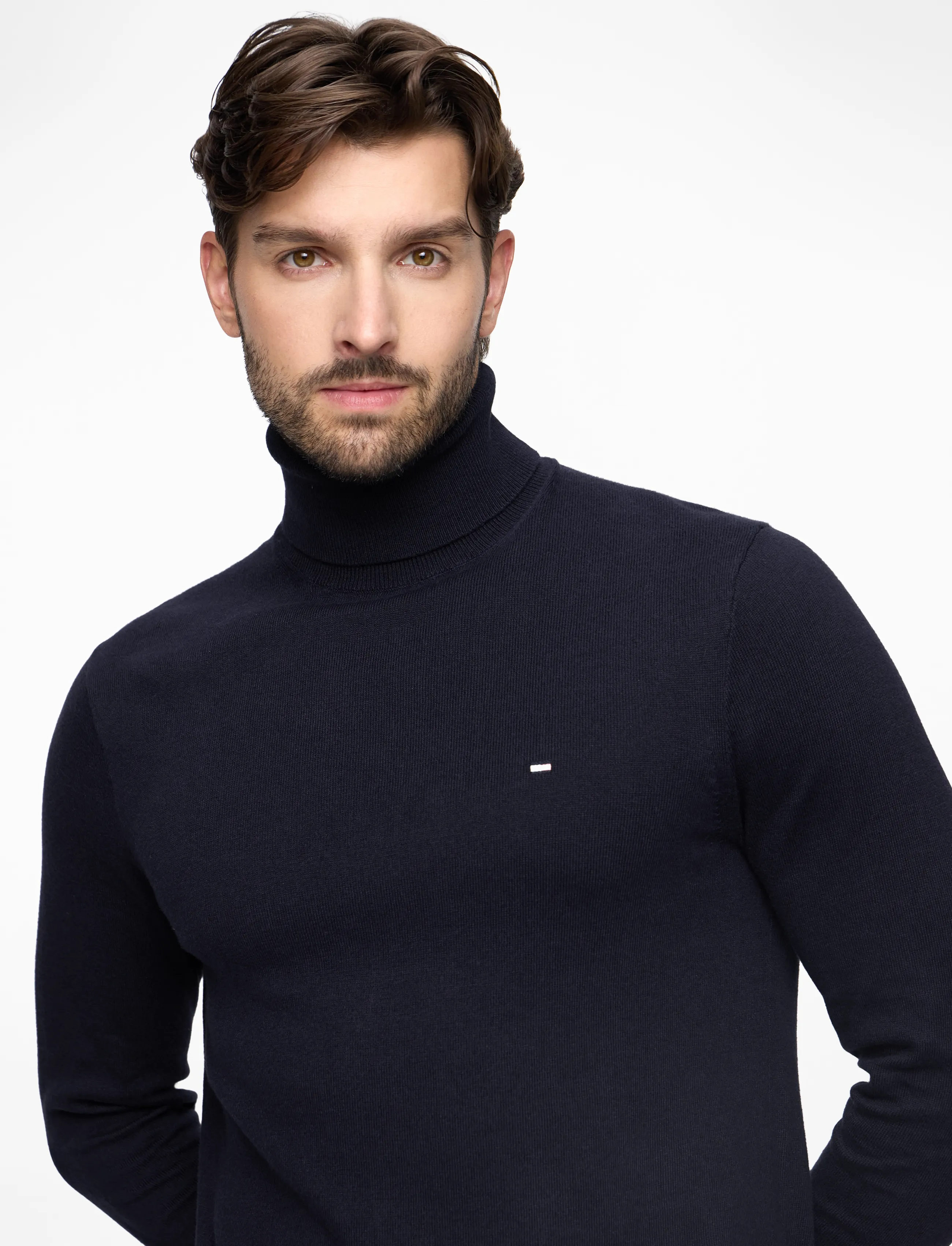 TOMMY HILFIGER Tröja marinblå / eldröd herr – bild 9
