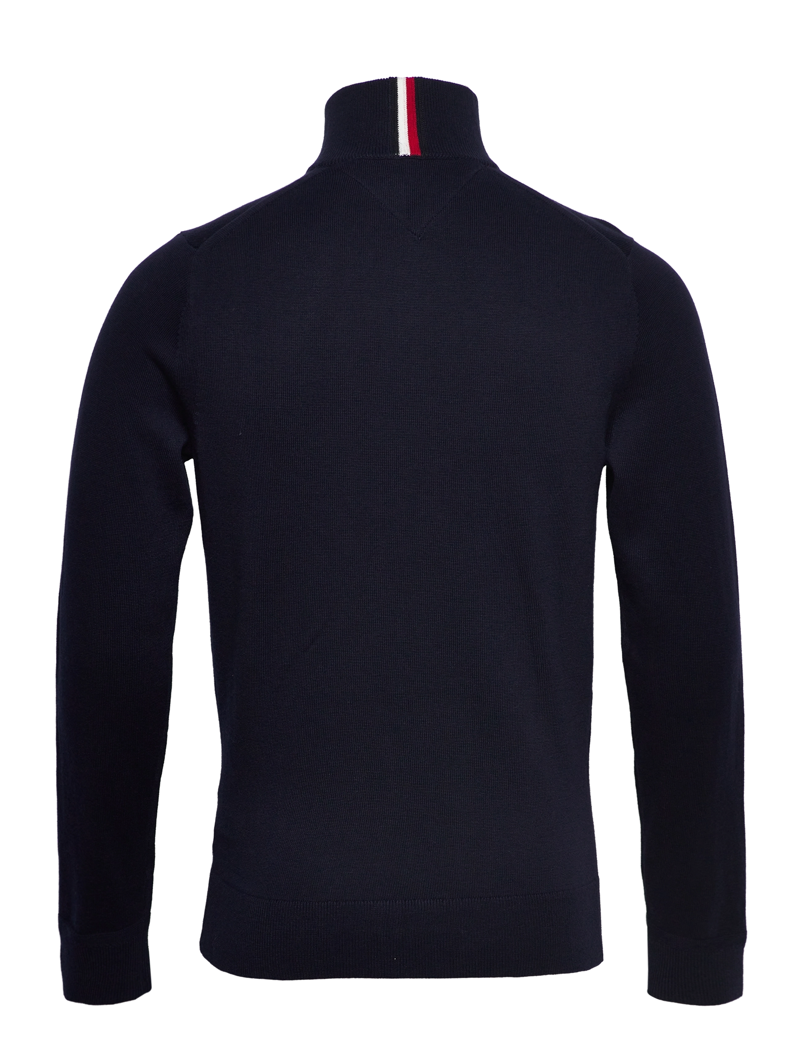 Tommy Hilfiger - PIMA ORG CTN CASHMERE ZIP MOCK - desert sky - 1