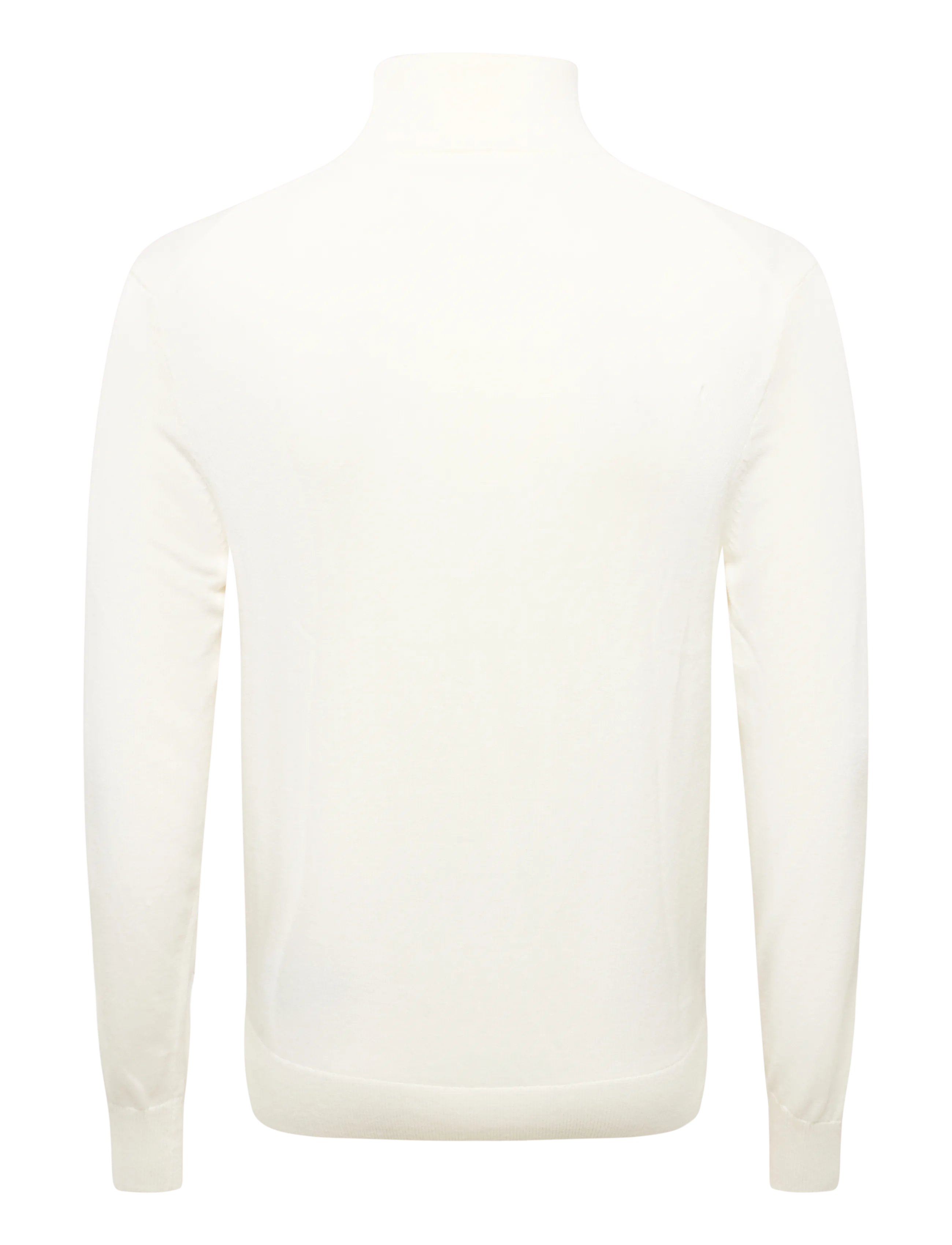 Tommy Hilfiger - PIMA ORG CTN CASHMERE ZIP MOCK - pullover mit halbem reißverschluss - ivory petal - 2