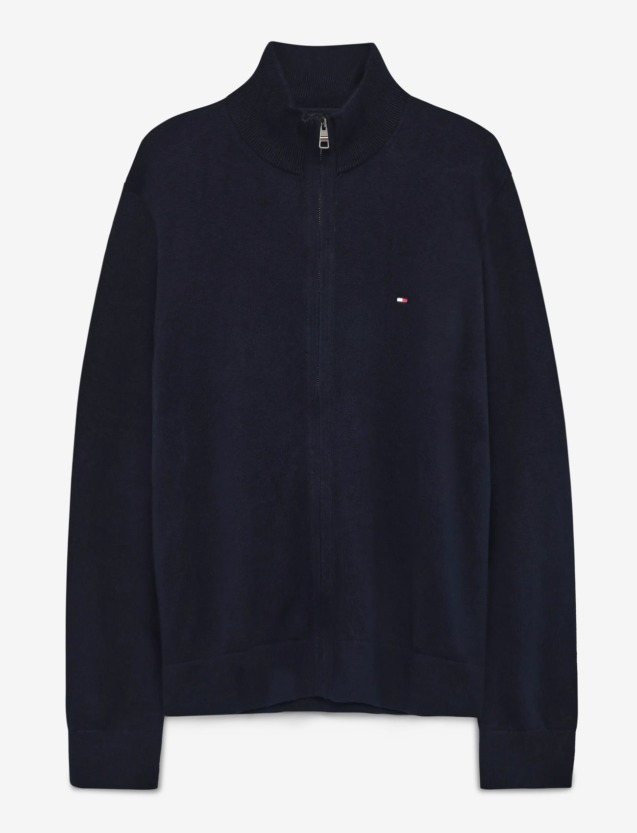 Tommy Hilfiger - PIMA ORG CTN CASHMERE ZIP THRU - full zip tröjor - desert sky - 1