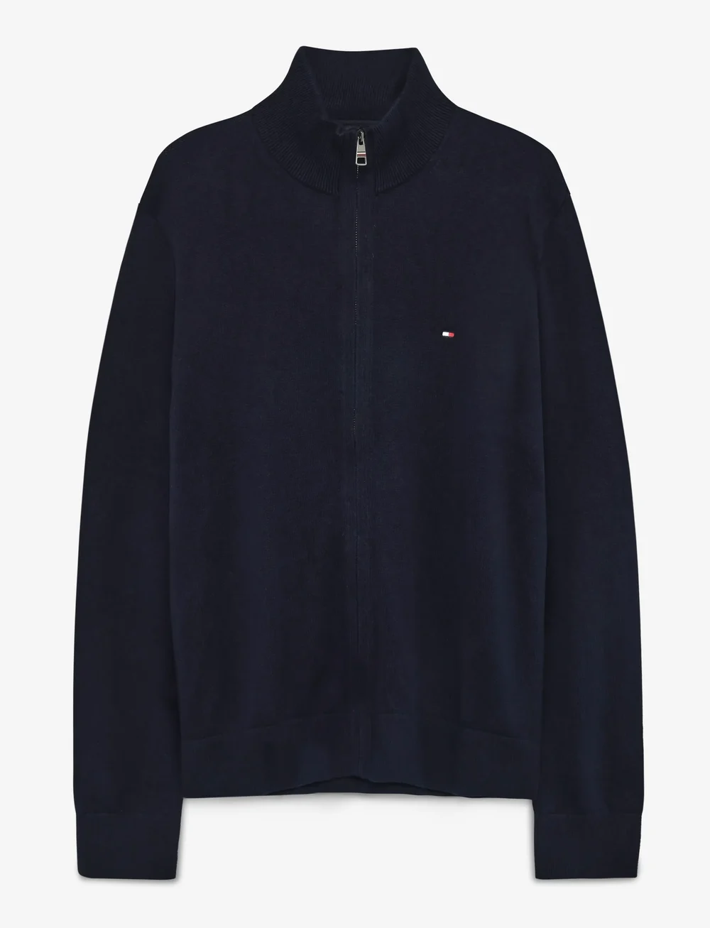 Tommy Hilfiger - PIMA ORG CTN CASHMERE ZIP THRU - lukuga džemprid - desert sky - 1