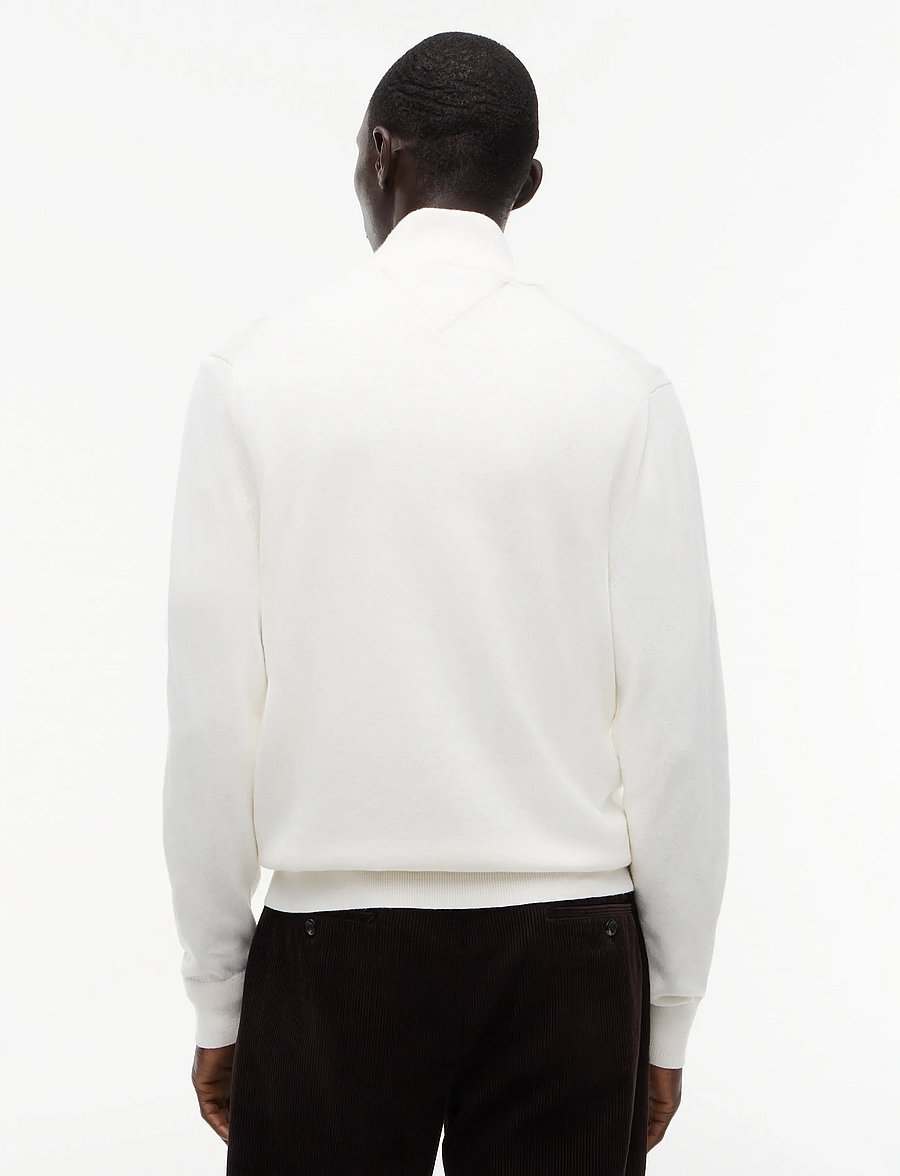 Tommy Hilfiger - PIMA ORG CTN CASHMERE ZIP THRU - fullzip strik - ivory petal - 2