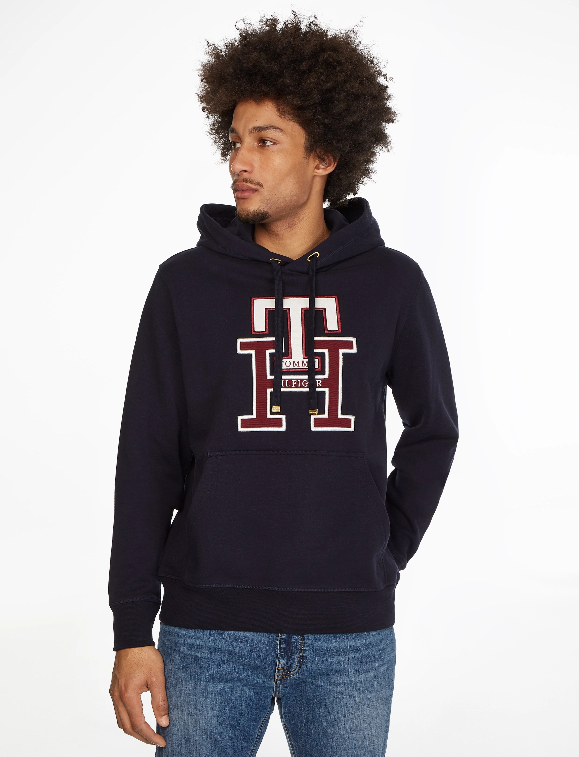 Tommy Hilfiger - LUX MONOGRAM HOODY - desert sky - 2