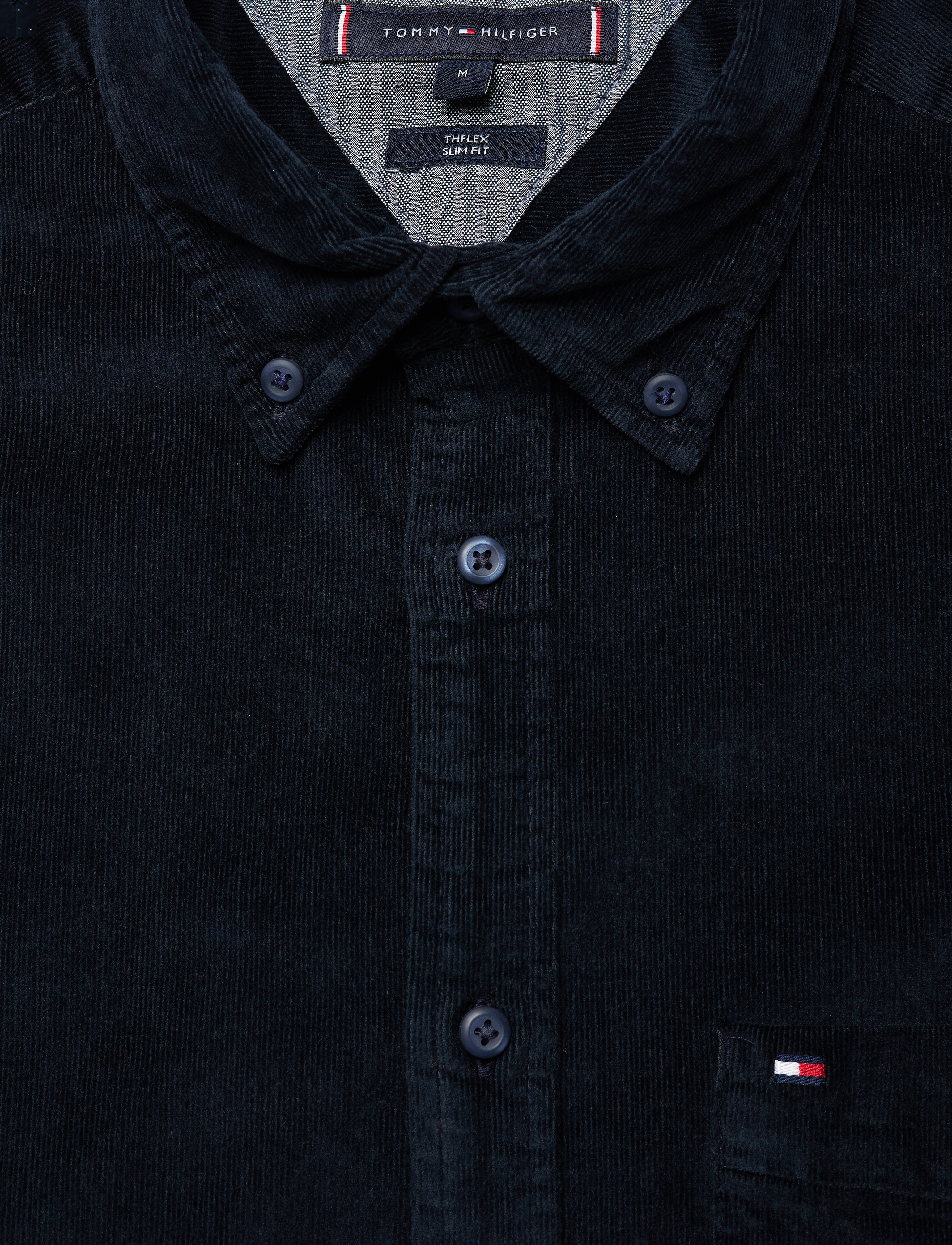 Tommy Hilfiger - FLEX CORDUROY SF SHIRT - dark navy - 4